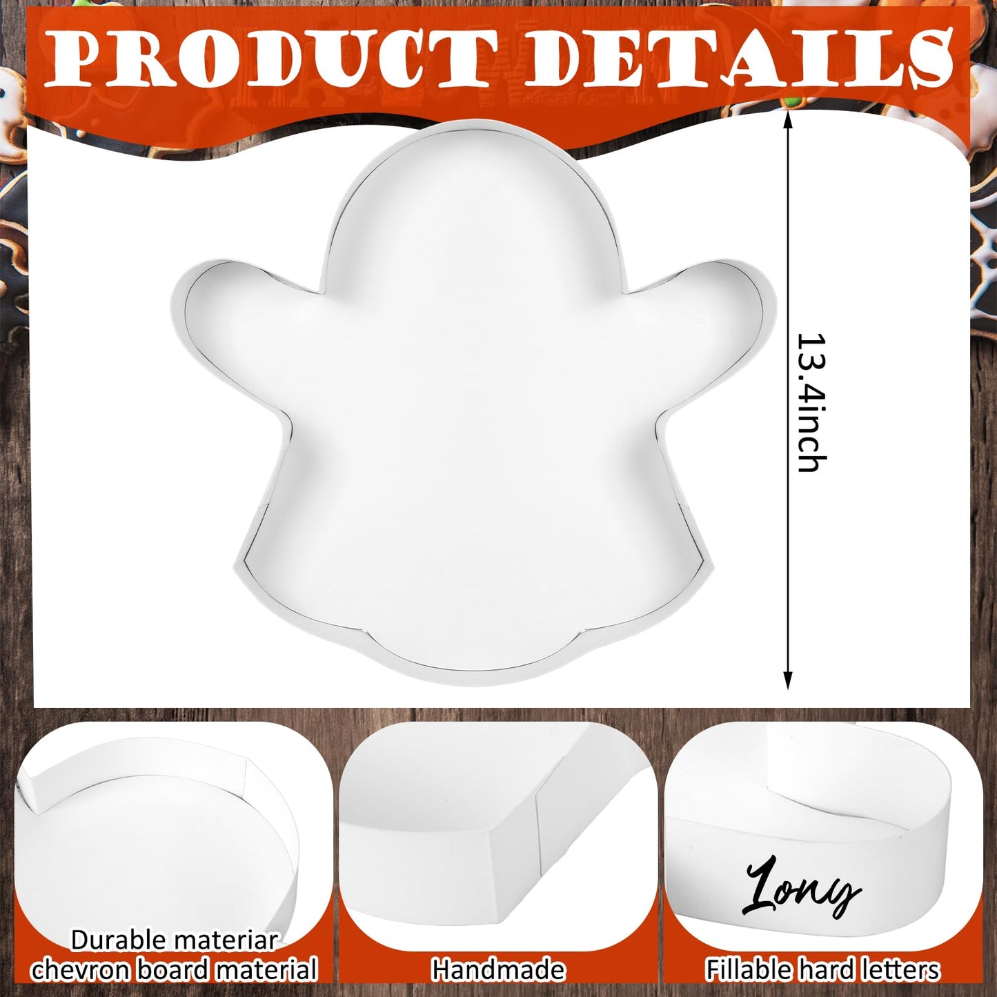 3 Pcs Halloween Fillable Cardboard Tray 13.4'' Ghosts Bats Coffins Charcuterie Paper Box Halloween Serving Food Tray Gift for Halloween Snack Cookies Candy Party Supplies