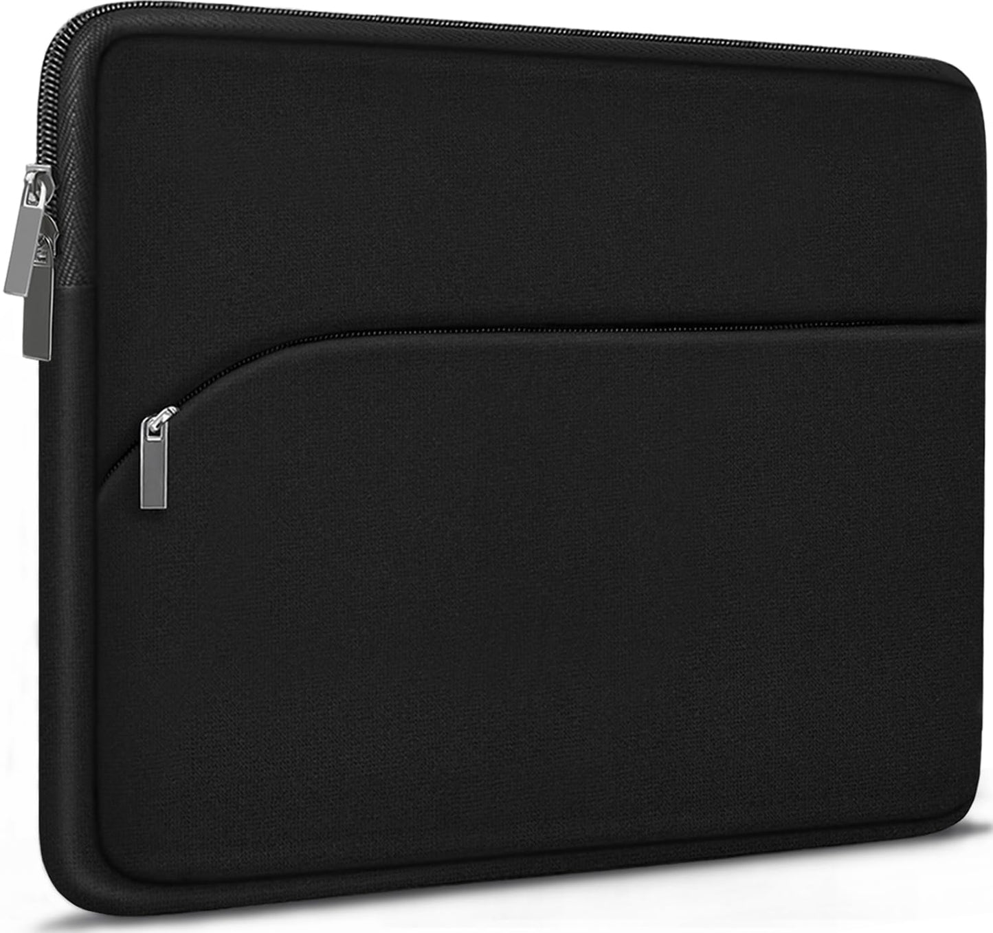 Laptop Sleeve 15 inch, Portable Monitor Protective Cover with Front Pocket, Laptop Case for 2023 MacBook Air 15 inch M2 A2941/Pro A1990 A1707, Computer Bag for HP ASUS Dell Acer Lenovo, Black