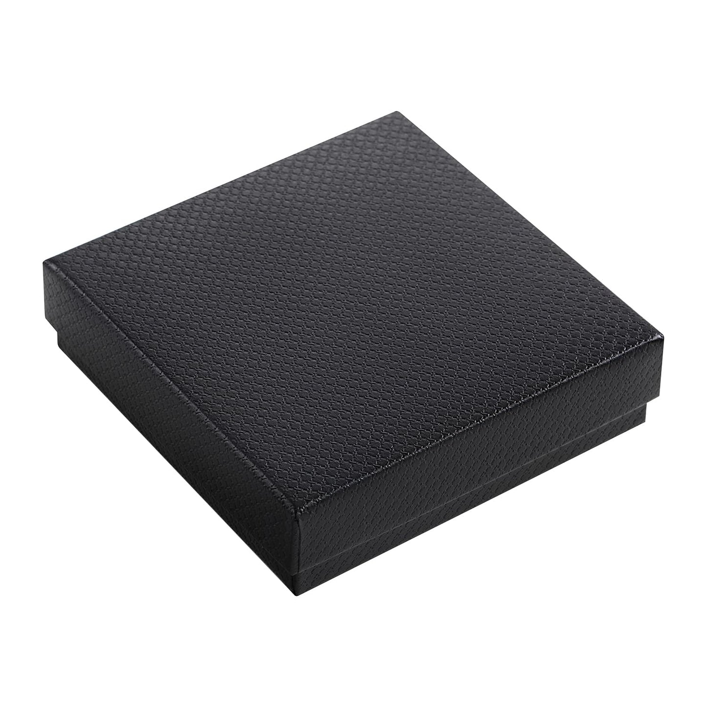 GEFTOL Jewelry Gift Boxes 20 Pack 3.5x3.5x1 Inch Cardboard Jewelry Boxes,Small Gift Boxes for Jewelry Earrings Necklaces Handmade Bangles Bracelets(Black)