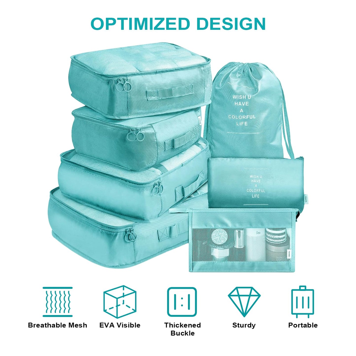 11 Set Packing Cubes for Travel,Gifts for Women Mom,Anti-Tearing Suitcase Organizer for Luggage with Shoe & Hanging Toiletry Bag, Toiletries Travel Bottles, 3 Portable Toothbrush Cases, Green