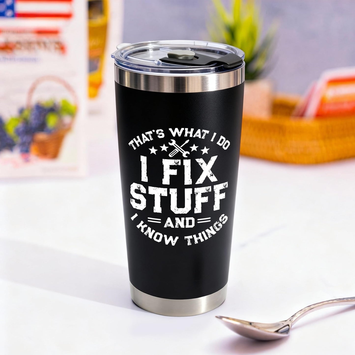 Birthday Gifts for Men, Dad, Him, Handyman, Grandpa - Dads Birthday Gift Ideas, Gifts for Dads for Birthday, Fathers Day, Christmas - Cool Mens gifts Ideas, Mens Birthday Gift Ideas - Men Tumbler 20Oz