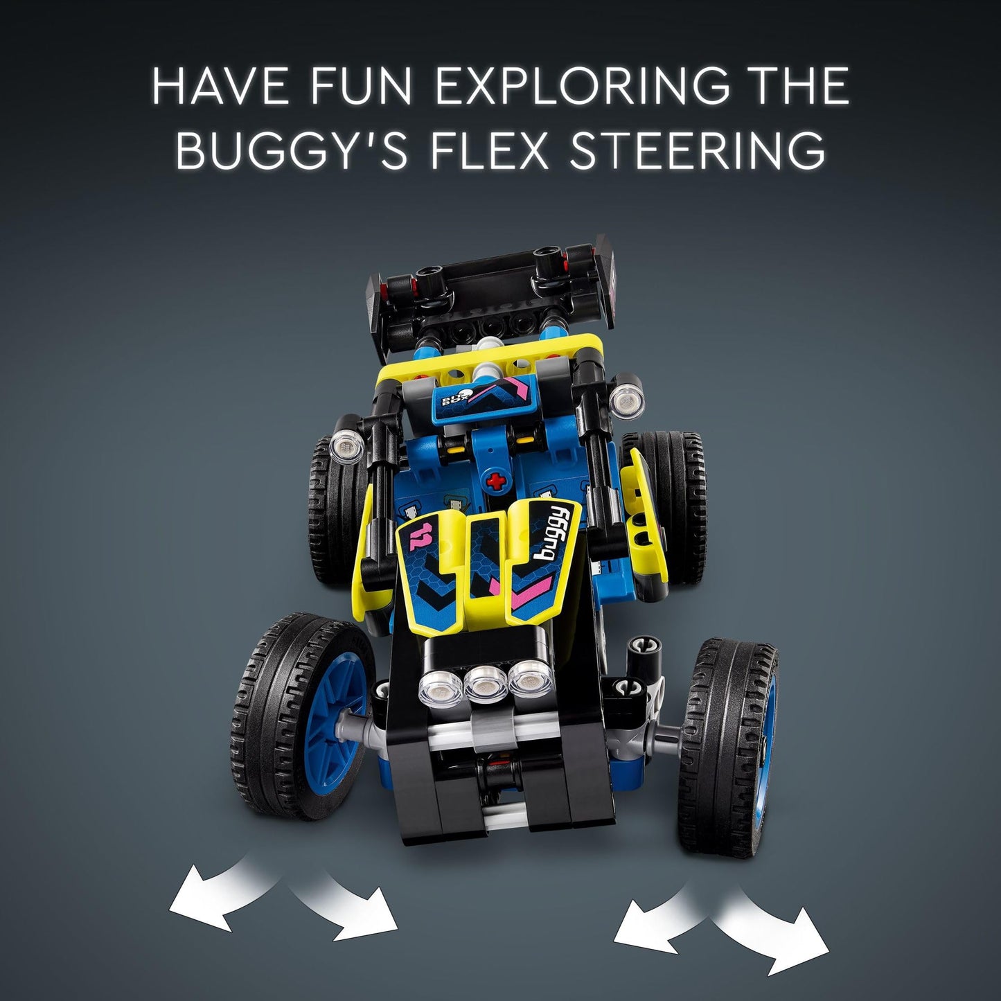 LEGO Technic Off-Road Race Buggy Toy Car - Building Set for Boys & Girls, Ages 8+ - Race Car W/Detailed Features - Gift for Birthdays - 42164
