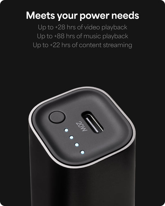 Mophie Powerstation Fast 5,000mAh Power Bank |Portable | 20W, Single-Device