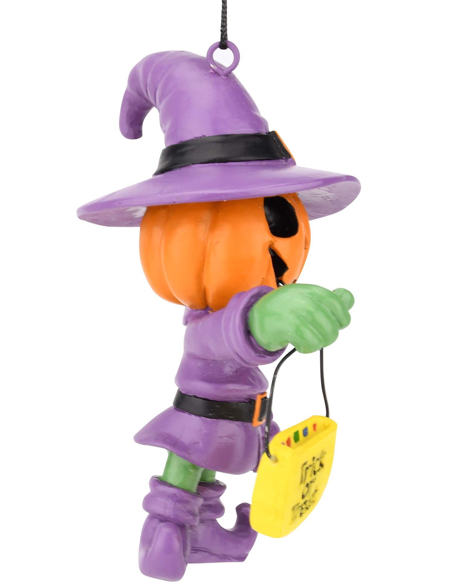 Tree Buddees Adorable Pumpkin Man with Trick or Treat Bag Halloween Ornament