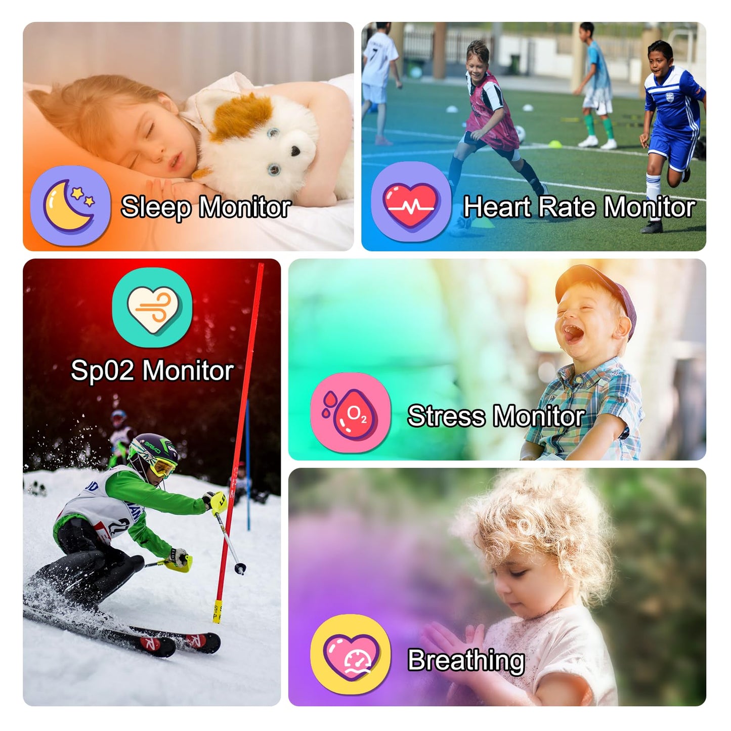 Smart Watch for Kids,1.85" Fitness Tracker with Heart Rate,Sleep Monitor,Built-in AI(Translation/Q&A/Watch Face/Image recognition Smartwatches,NO APP/Phone, Gift for Boys Girls.(Built-in AI, Pink)