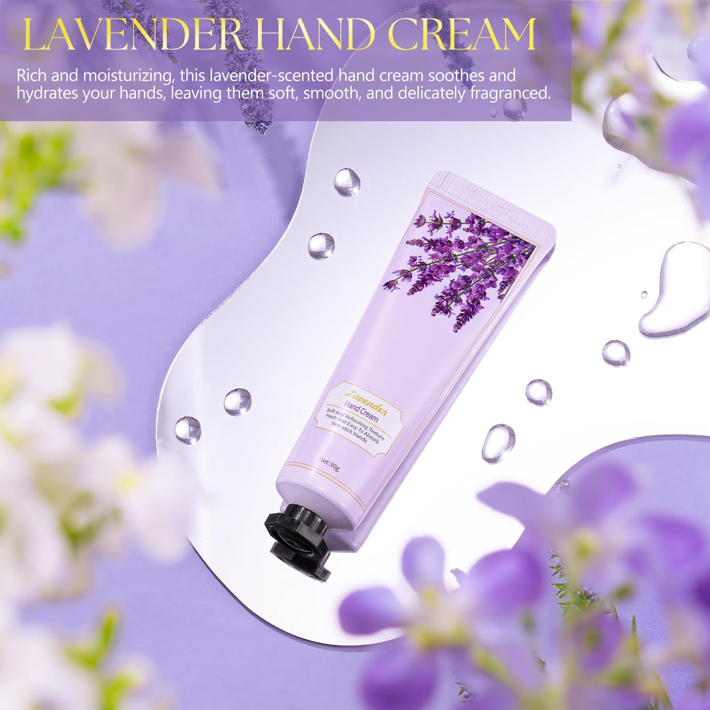 Mothers Day Gifts for Mom, 9pcs Happy Birthday Gifts for Women, Unique Birthday Relaxation Spa Gift Christmas Ideas Relaxing Lavender Set Self Care Gift Basket for Her Mom Sister Friend Teacher