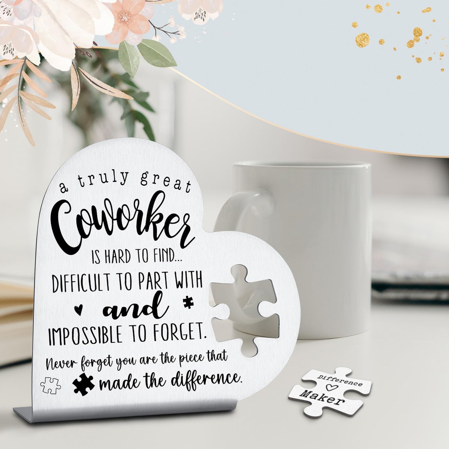 Coworkers Leaving Gifts, Farewell Going Away New Job Gifts Thank You Appreciation Gifts For Women, Coworker, Colleague, Decorative Signs Plaques GDW29