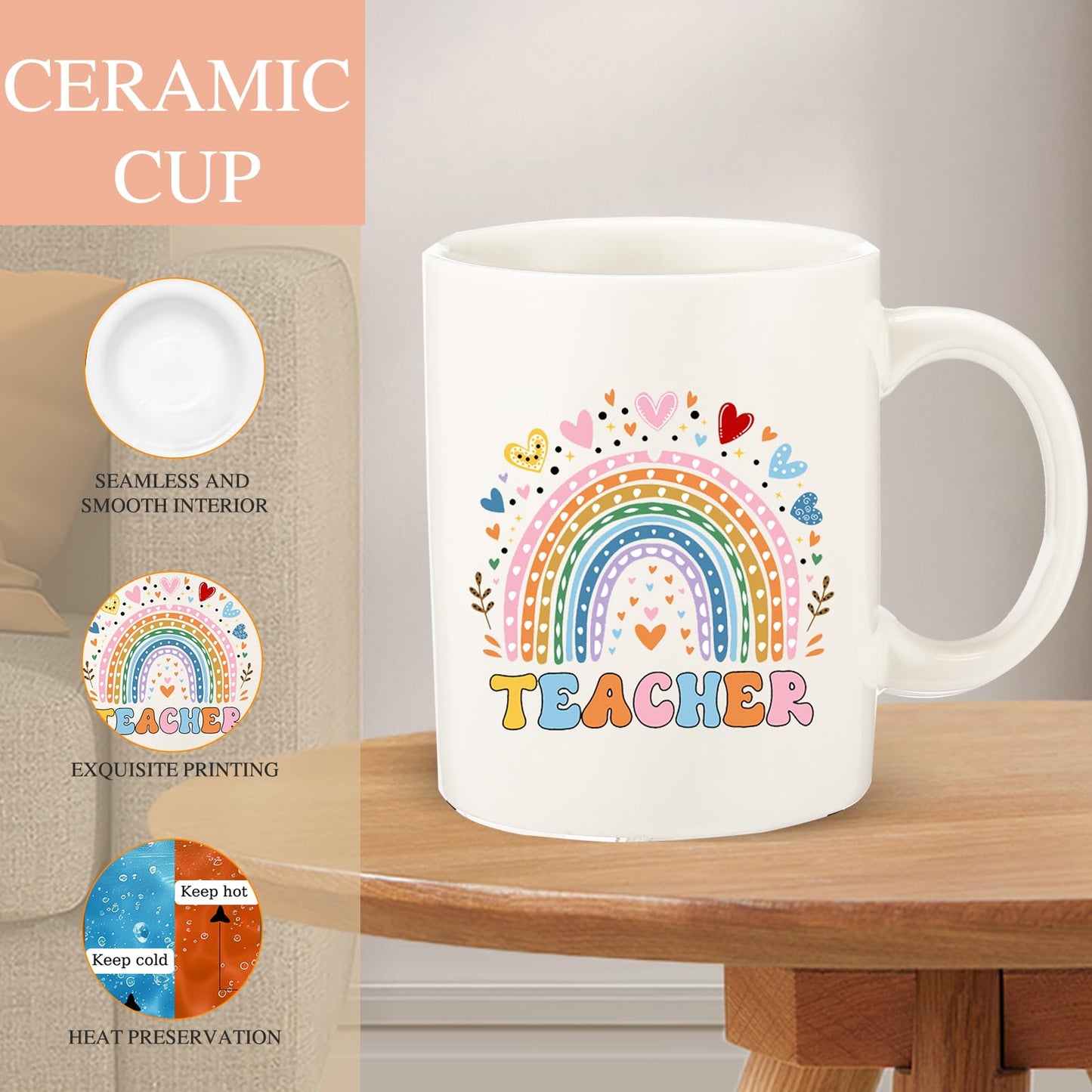 fcaylo Teacher Appreciation Gifts set for Women,Best Teacher Present Ideas for Birthday Retirement Thank You Gifts for teachers