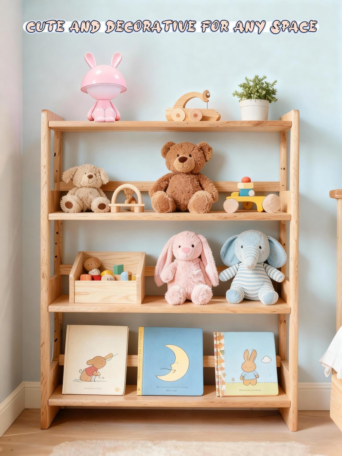 ShonlPin Night Lights for Kids,Rechargeable Table Light,Touch Bedside Lamps,Cordless Dimmable Warm White Light,Baby Nursery,Breastfeeding,Sleep Aid,Bunny Cute Decor Gifts for Newborn Toddler Boy Girls