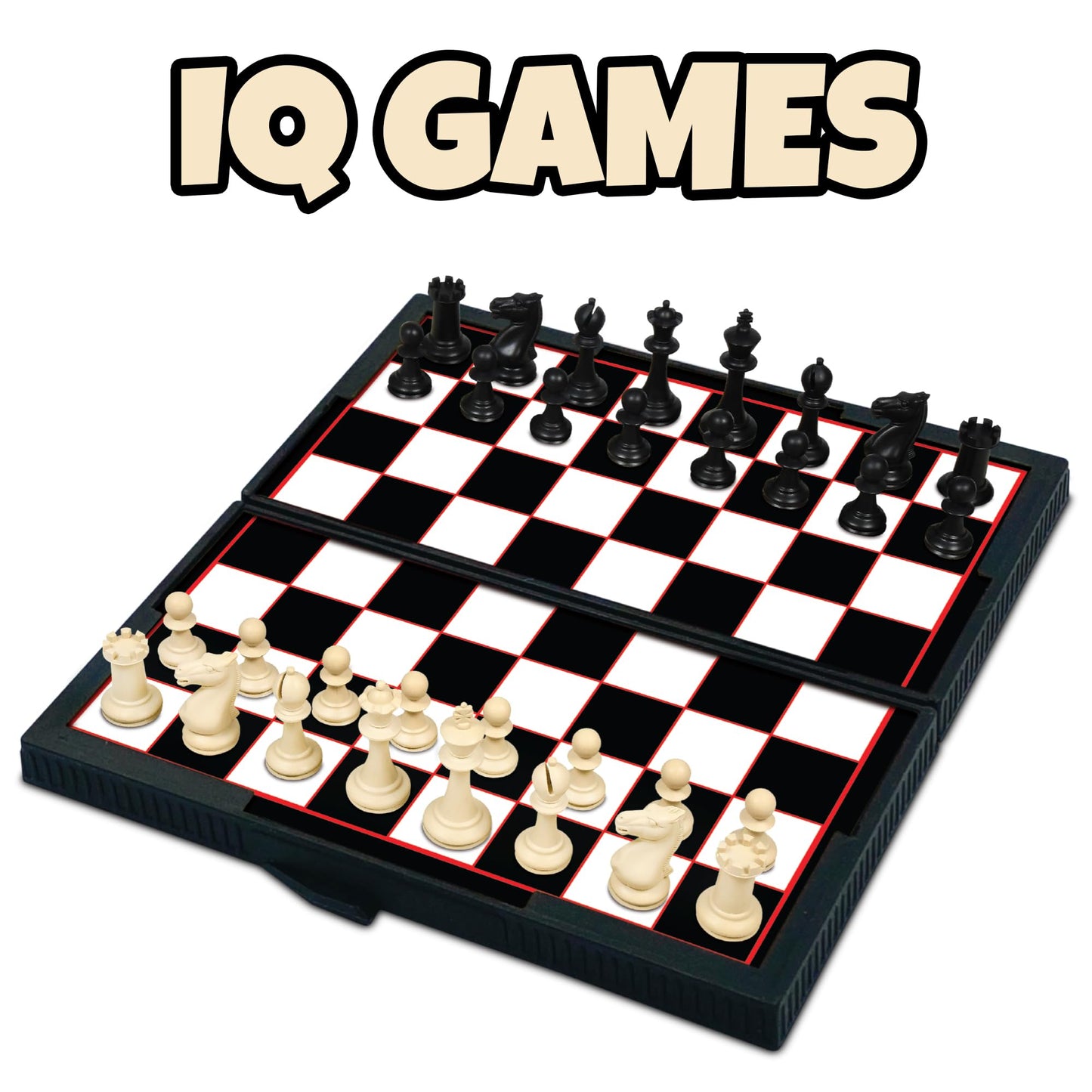 Gamie Magnetic Board Travel Games for Kids, Includes 12 Retro Fun Games - 5" Compact Design, Individually Boxed Travel Essentials for Kids Road Trip/Airplane/Camping, Stocking Stuffers for All Ages