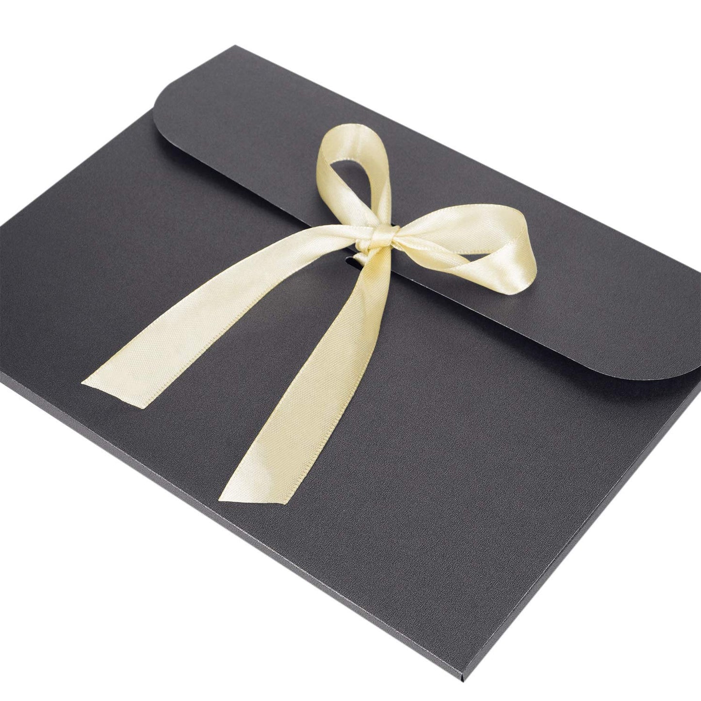 10pcs Paper Envelope Gift Bags with Ribbon Bowknot Holiday Envelope Party Gift Card Packaging Bag Wedding Presents Box for Underwear Silk Scarf Greeting Cards