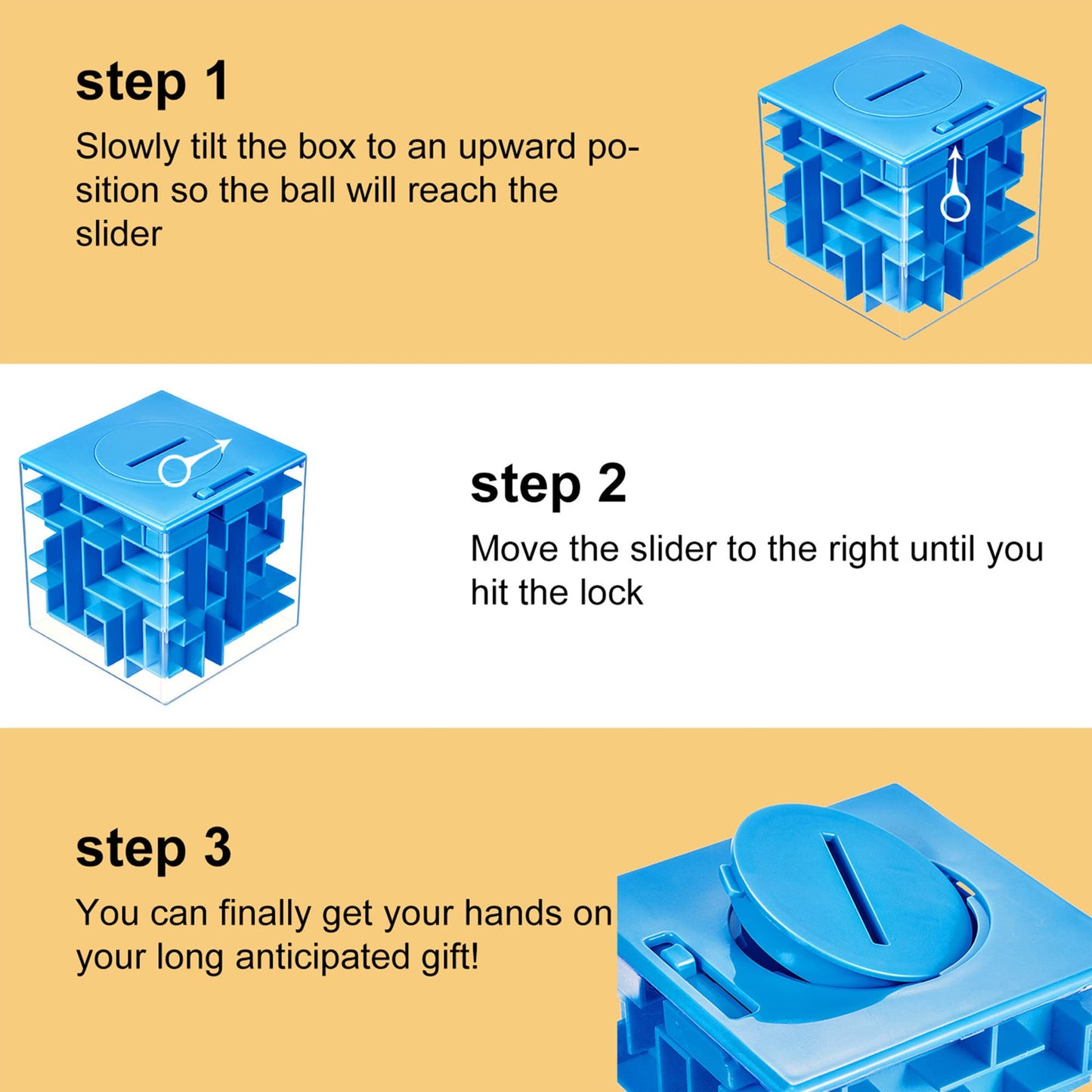 Patelai 4 Pack Money Maze Puzzle Boxes for Cash Gift, Fun Ways to Give Money As a Gift, Cash Maze Puzzle Boxes for Adults, Birthday, Christmas