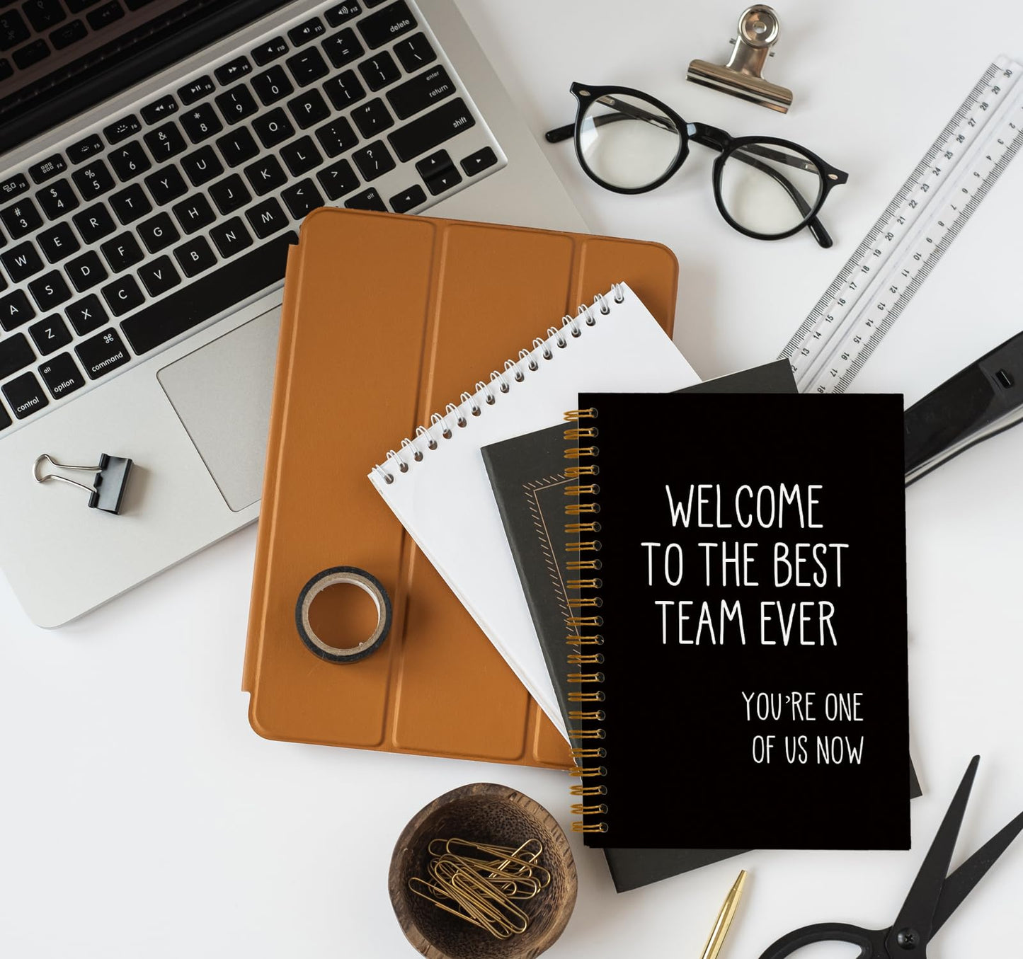 OXW Welcome to The Team Gifts Notebook, Team Gifts for Employees, Welcome Gift for Coworker Staff Colleague Team Member, Employee Appreciation Gifts, Journals for Writing, (5.5'' X 8.3'')