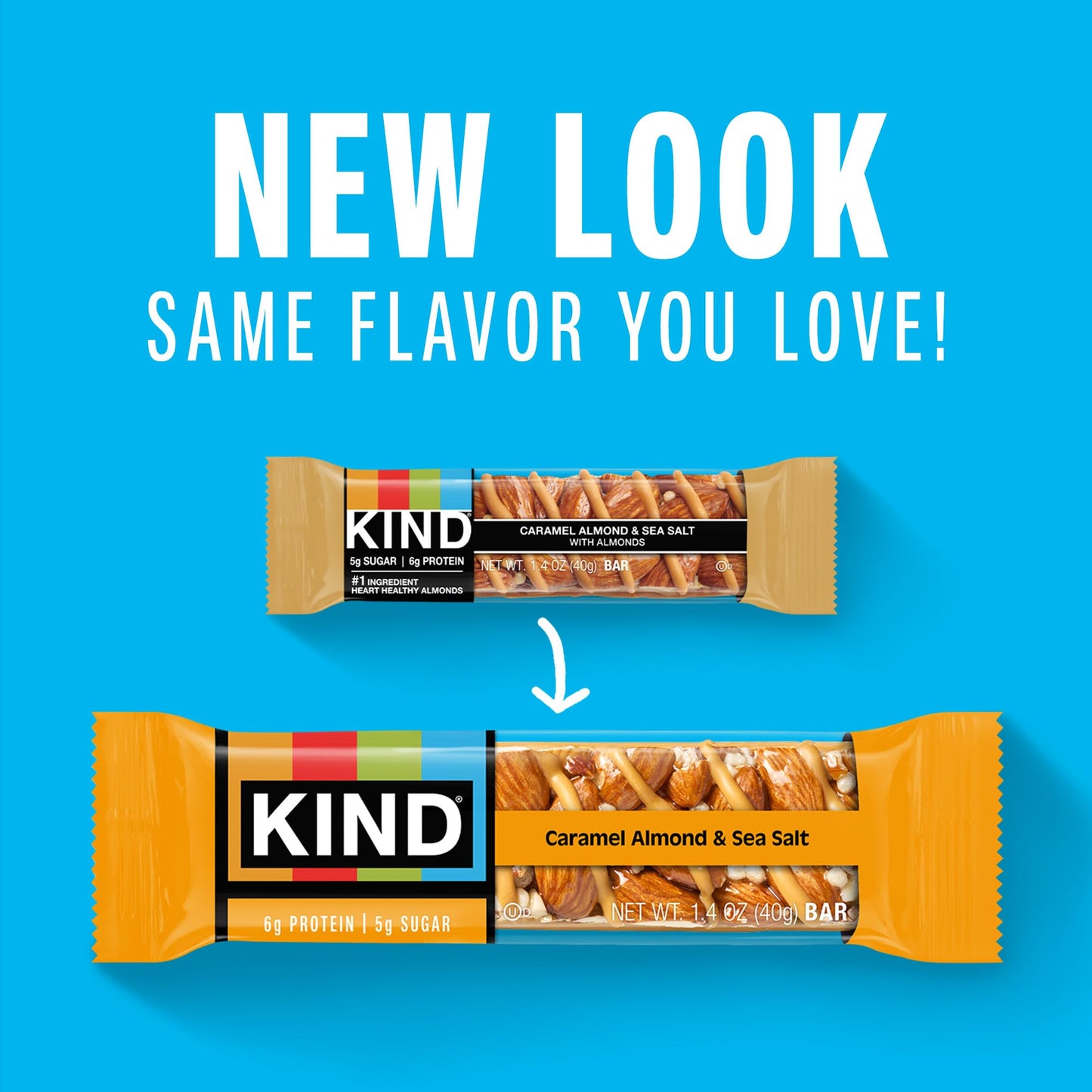 KIND Healthy Snacks Bars Variety Pack, Gluten Free, Low Sugar, High Fiber Snacks, Dark Chocolate Nuts & Sea Salt, Peanut Butter Dark Chocolate, Caramel Almond & Sea Salt, 6-7g Protein, 18 Count