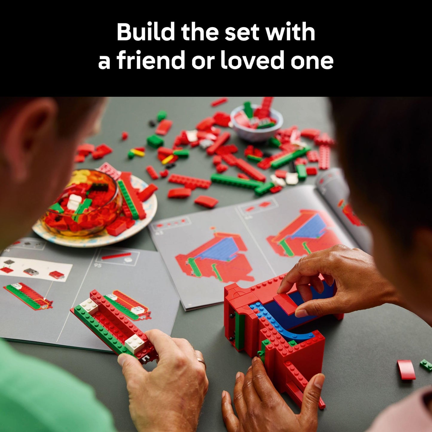 LEGO Art Love Collectible Building Set - DIY Kit for Adults, Ages 18+ - Gifts for Birthdays - Home Decor to Display on Table - 31214