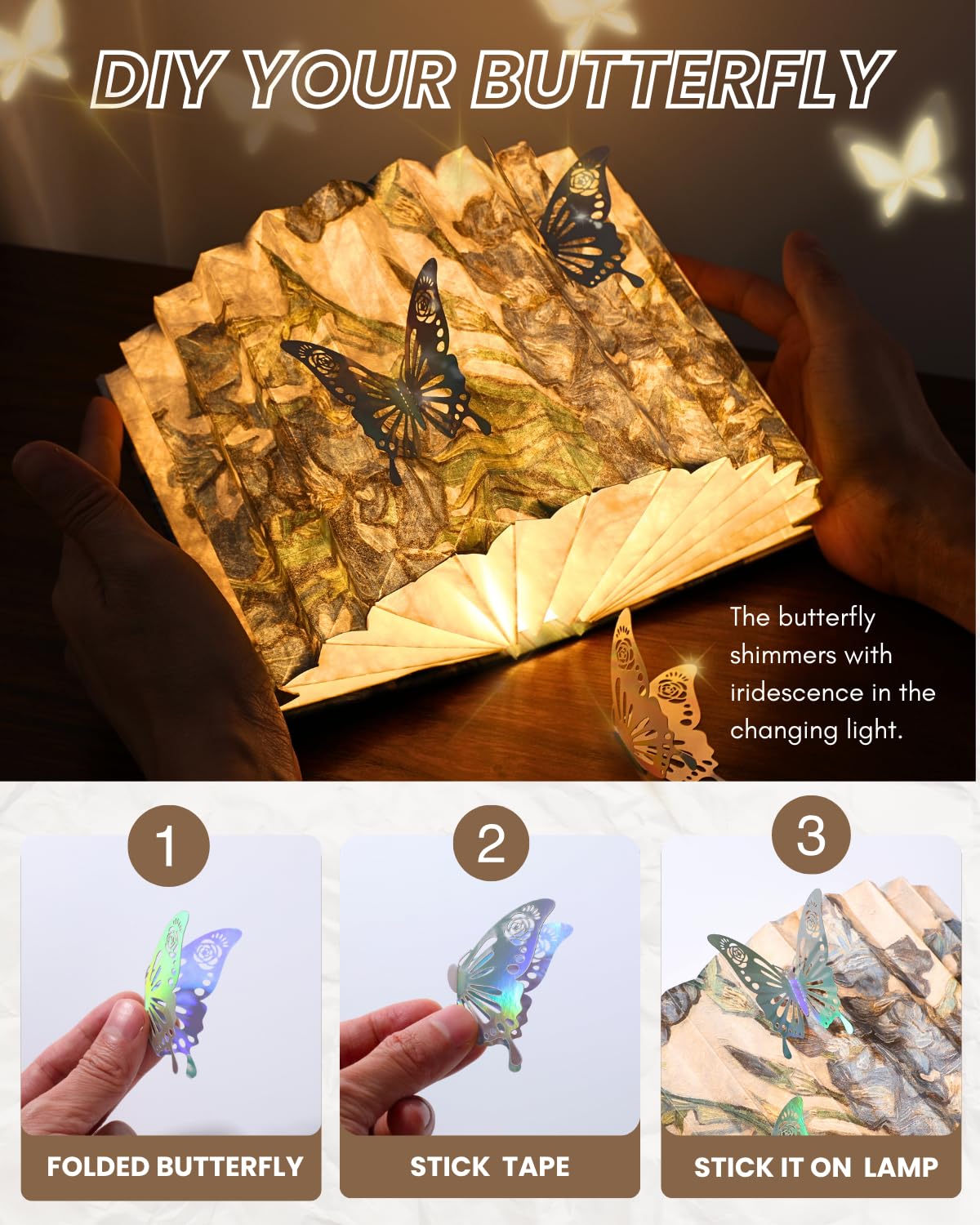 Maerolre Book Shaped Light, Mothers Day Gifts BookLamp for Book Lovers Gifts,Van Gogh Iris Design Foldable Lamp Perfect for Bedside Night Light, Bookshelf Decor, Home Desk, Ideal Gifts for Birthday