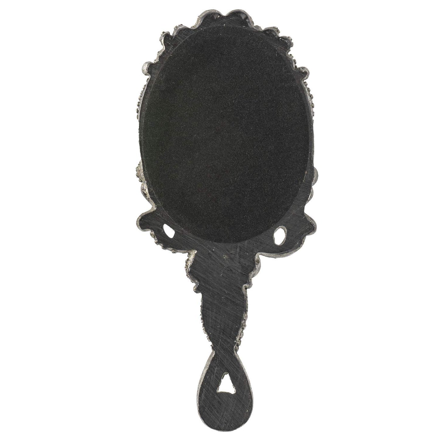 Pacific Trading Gothic Kraken Hand Held Mirror Home Accent Decor, Small Decorative Antique Sea Creature Inspired Silver Tone Mirrors with Handle, 14050