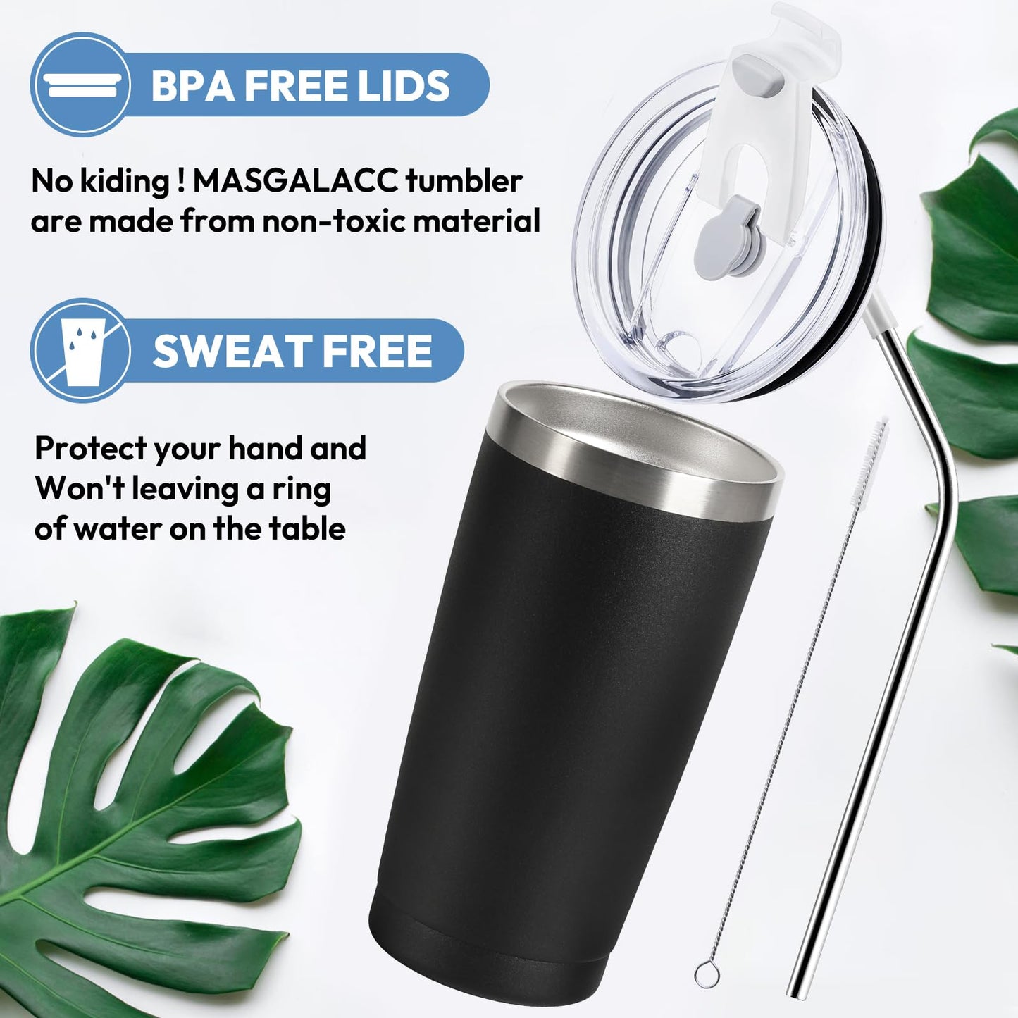 MASGALACC Funny Retirement Gift for Men, Dad, Grandpa, Father - 20oz Insulated Coffee Mug - Gag 40th, 50th, 60th, 70th, 80th Birthday Gift for Him from Son, Daughter, Friend