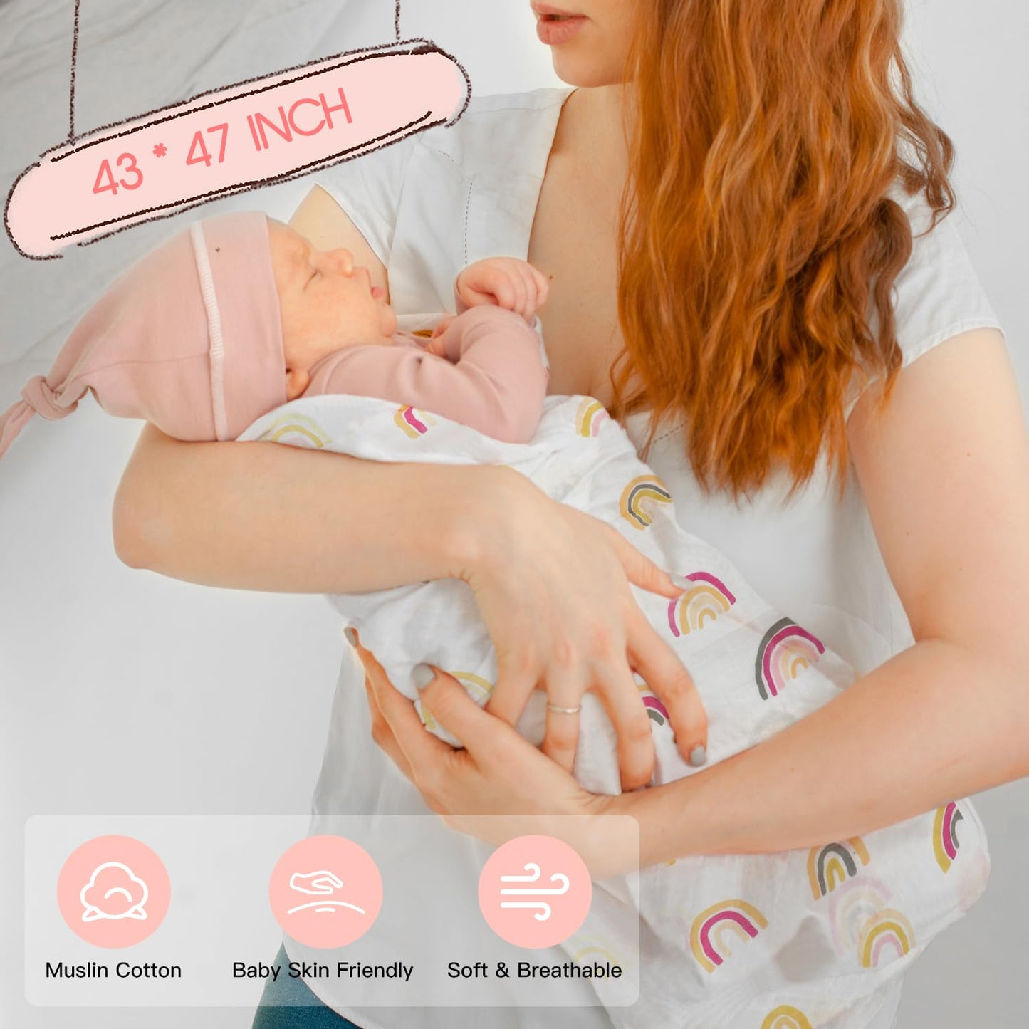 iAOVUEBY New Mom Gifts & Baby Girl Gifts, Baby Shower Gifts for Mom to Be, Pregnancy Gifts for Expecting Mom, First Time Mothers Day Gift for New Mom, Pregnancy Gifts for Women and Baby