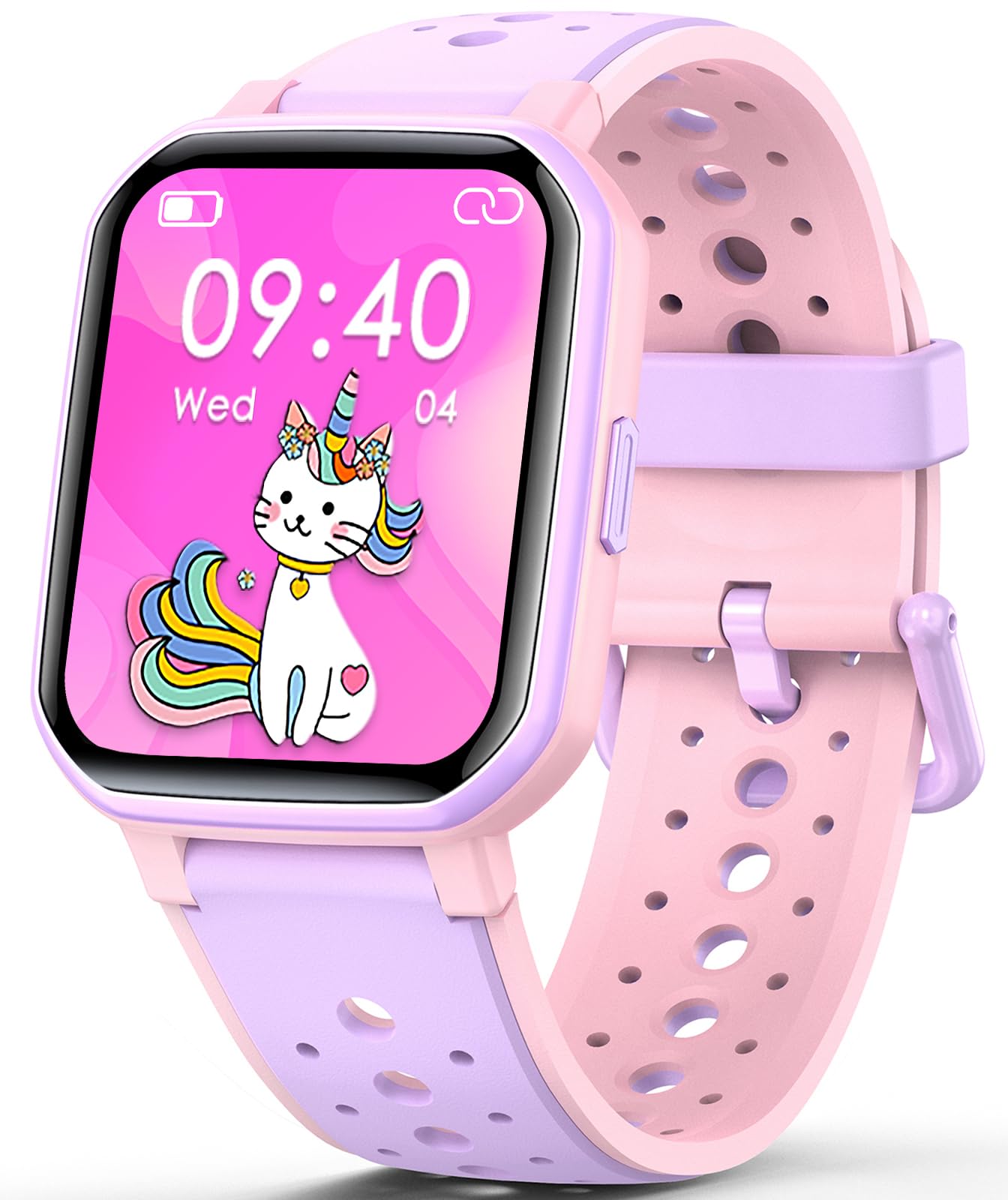 JOYELE Smart Watch for Kids Teens, No Phone Needed Fitness Tracker Boy Girls Watch with 19 Sport Modes, Pedometer, Sleep Monitor, Kids Watch Birthday Gifts Toy Gift for Girls Boys 6-16 (Purple)