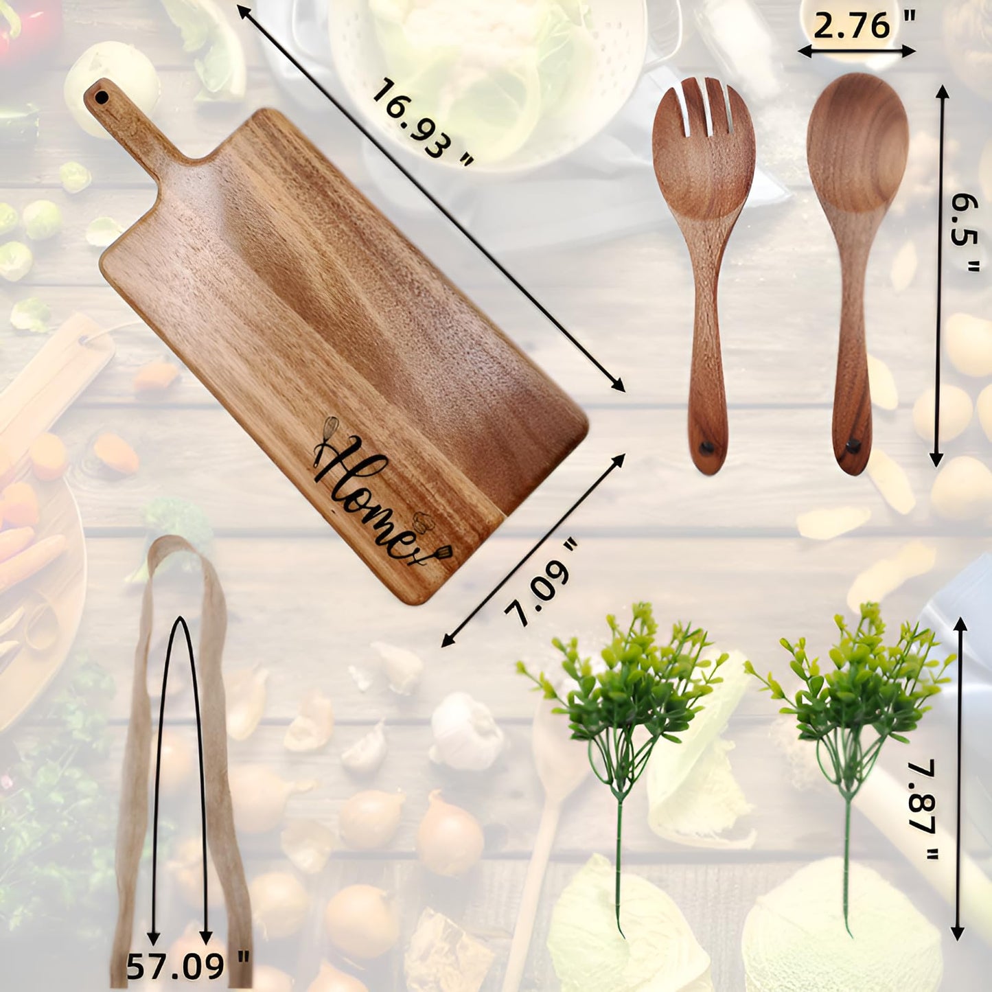Housewarming Gifts New Home Gift Idea 2026, First Home Gift for Women Men Homeowner, Closing Gifts for Home Buyers, Wooden Cutting Boards Gift Set, New Apartment Essentials New Adventure New Memories