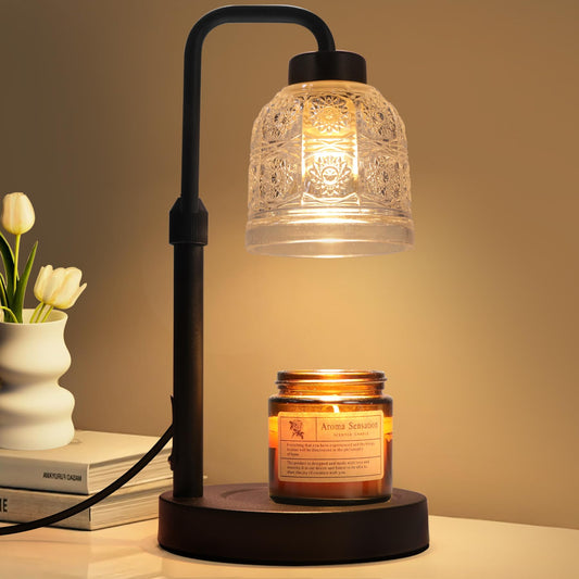 Yohonk Candle Warmer Lamp with Timer Dimmable, Adjustable Lamp Candle Warmer, Birthday Gifts for Women Mom, Wax Warmer Lamp for Scented Jar, House Warming Gifts New Home Decor