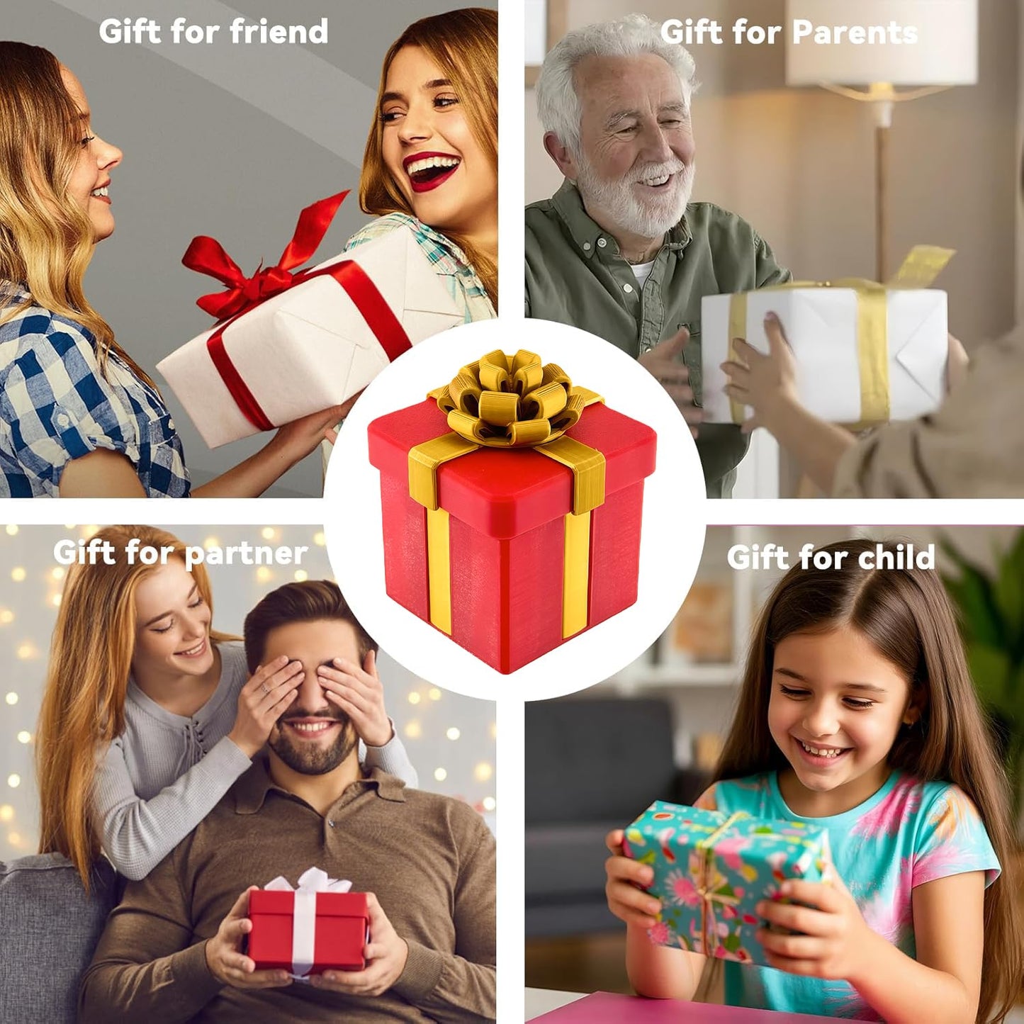 Annoying Gift Box with Screws,Prank Gifts,Puzzle Gift Box,Prank Gifts for Adults,Money Puzzle,Annoying Nested Screw Gift box,Reusable Perfect Money Puzzles for Birthday Christmas White Elephant Party