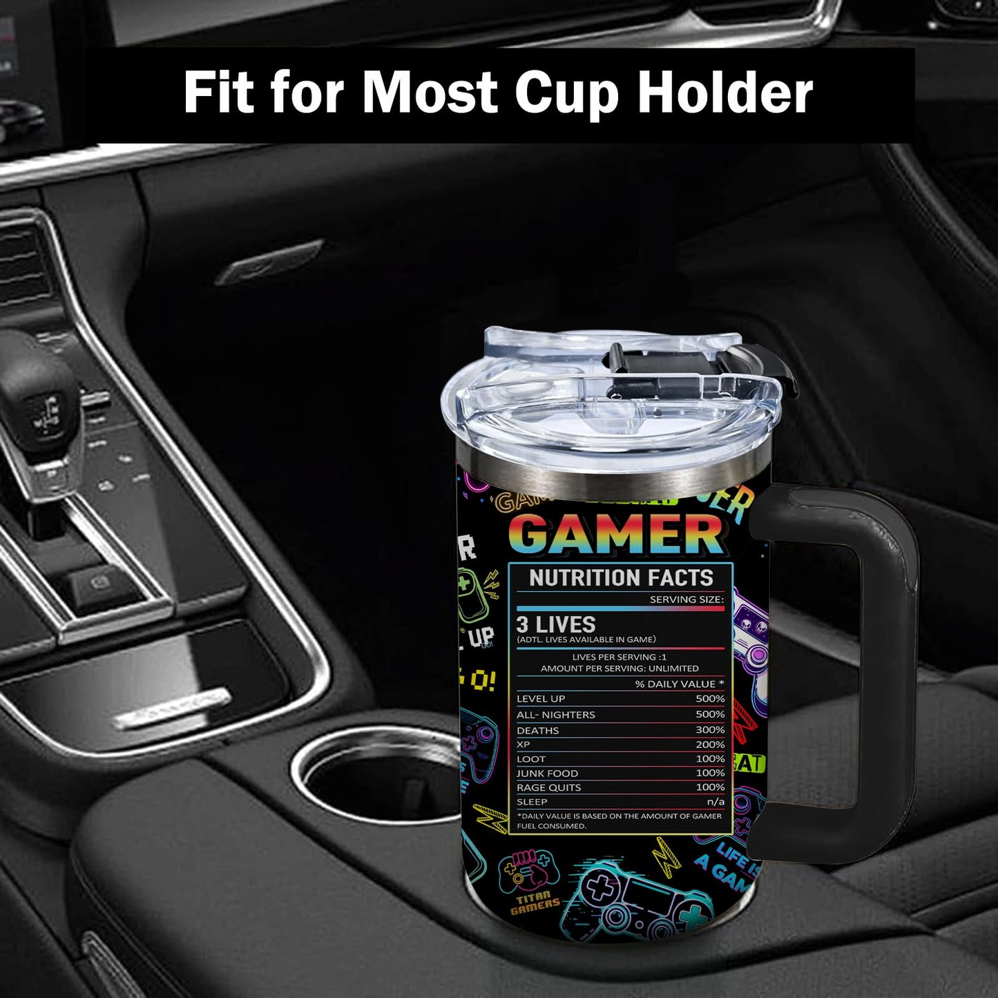 CGMIBAS Gaming Gifts for Men Boys, Gamer Gifts for Men, 40oz Gamer Tumbler Cup, Gaming Mugs, Teen Boy Gift Gamings Stuff, Gaming Gamepad Presents for Son, Birthday Gift for Him Mens Boys Gamings Cup