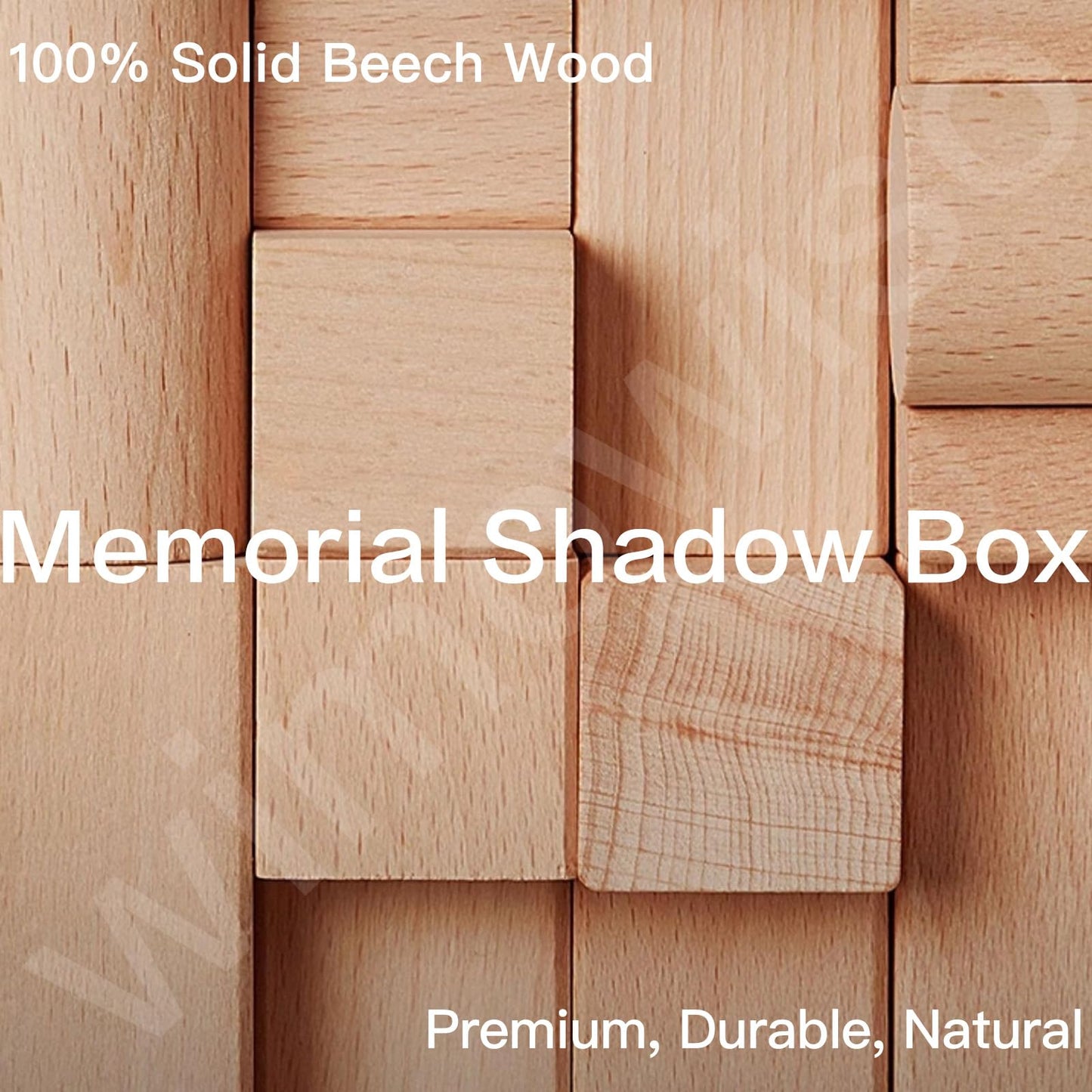Beech Wood Pet Memorial Shadow Box with Custom Wooden Nameplate, Large Paw Print Ink Pad Kit & Dog Paw Keepsake Keychain, Pet Ashes Fur Jar Sympathy Gift for Dog & Cat Lovers,Black