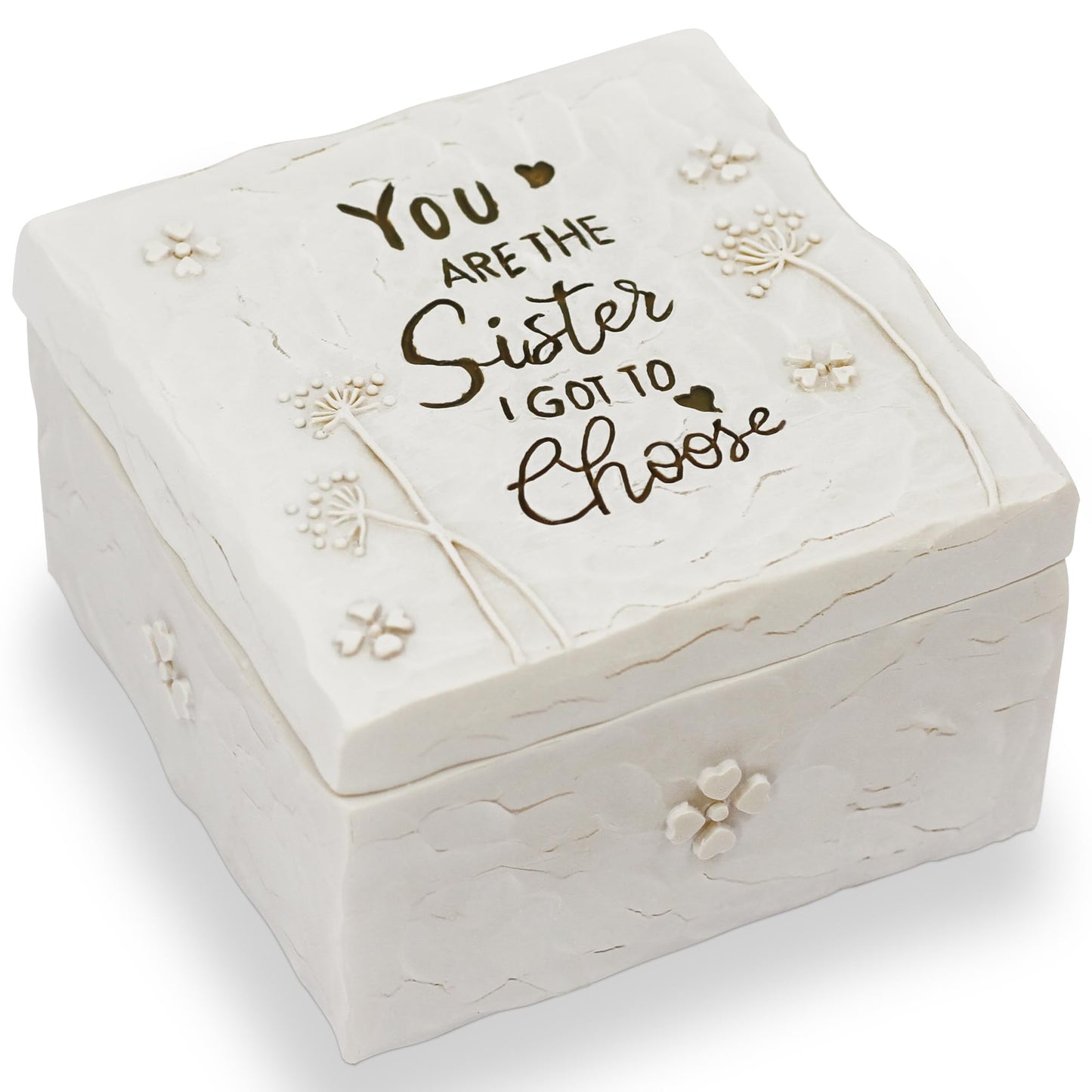 BORLESTA Gifts for Friends - Friend Gifts for Women, Friend Christmas Birthday Gifts for Friends - You're The Sister I Got to Choose - Sister Gifts from Sister, Friendship Hand-Painted Keepsake Box