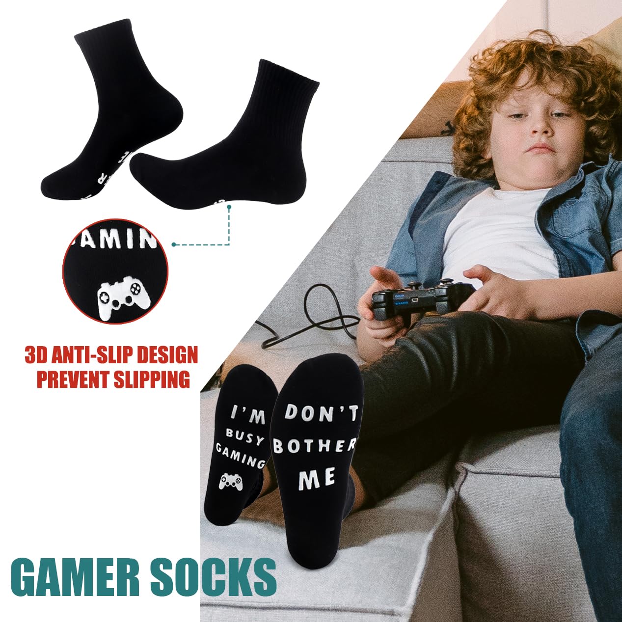 Gamer Gifts for Men Boyfriend Dad Brother Fathers Day, 2026 Graduation Gift for Son, Gaming Accessories for Room, Gaming Stuff - Gamer Gift Set Box