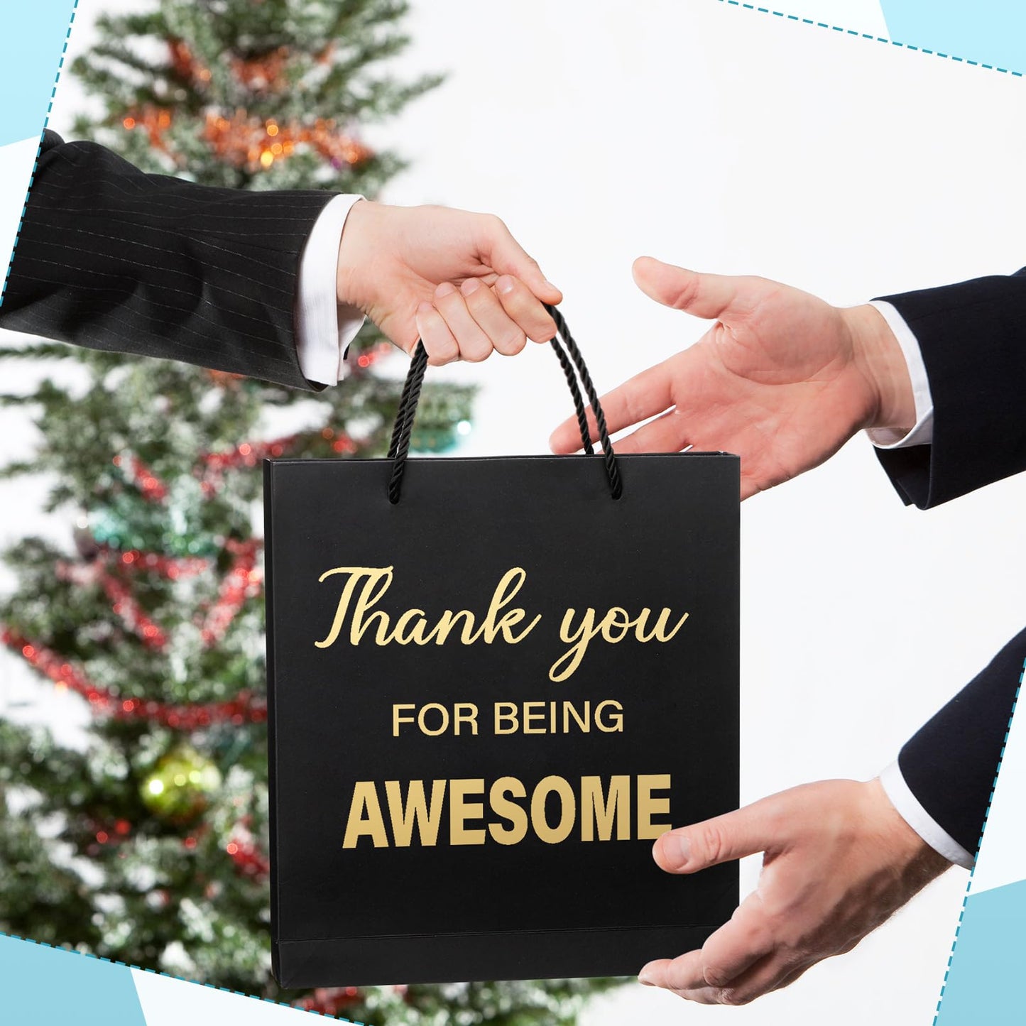 Sayglossy Thank You Gifts for Women Men, Employee Appreciation Gift for Coworkers, Thank You for Being Awesome Notebook and Pen Gift Box for Office, Coworker, Employee, Teacher, Nurse