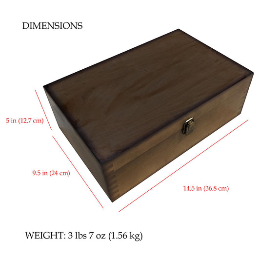 GUYTRENDz Navigators Compass Design Wooden Keepsake Box, Large Memory Box for Keepsakes, Decorative Storage Box for Memories, Jewelry, & Photos, Memorial Boxes for Men & Women