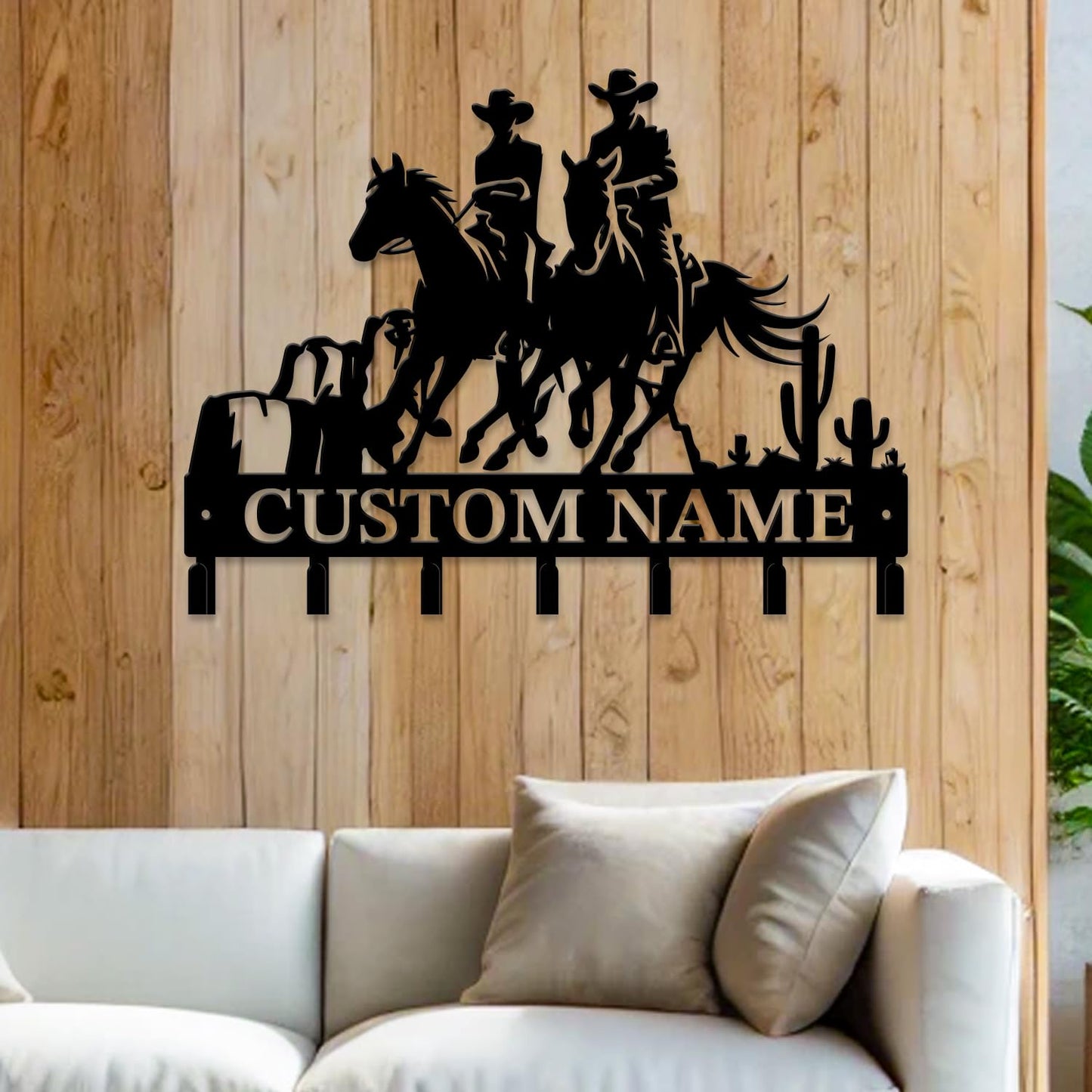 peanut case Personalized Farm Horse Keys Hooks,Custom Name Metal Cowboy Horse Art Keys Hooks,Metal Horse Lover Wall Home Storage Decorative Keys Hooks,Key Holder Hooks for Wall (Style E)