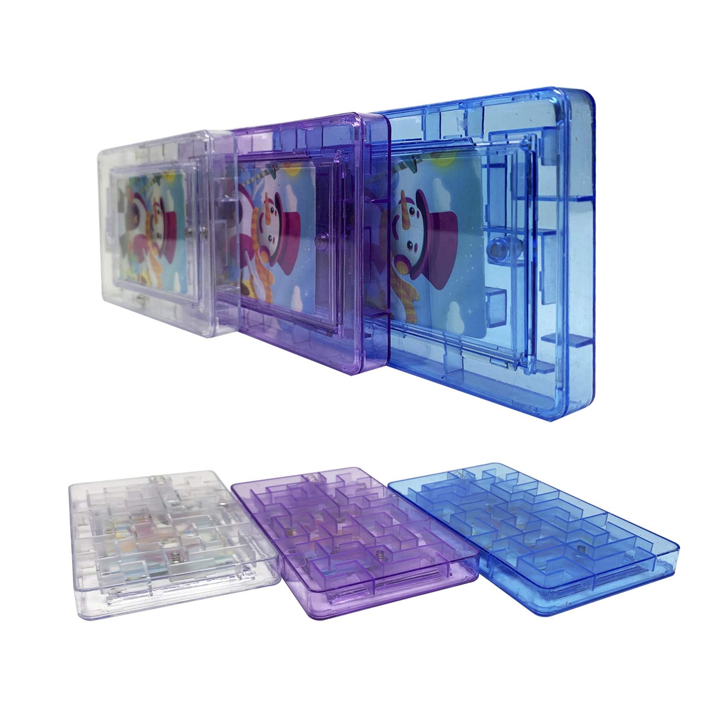 CCGGAD Maze Intellect Game,Gift Card Holder Maze,Stocking Stuffers for Kids,Teens or Adults,Interesting Money Puzzle Boxes for Cash or Gift Cards(3Pcs)