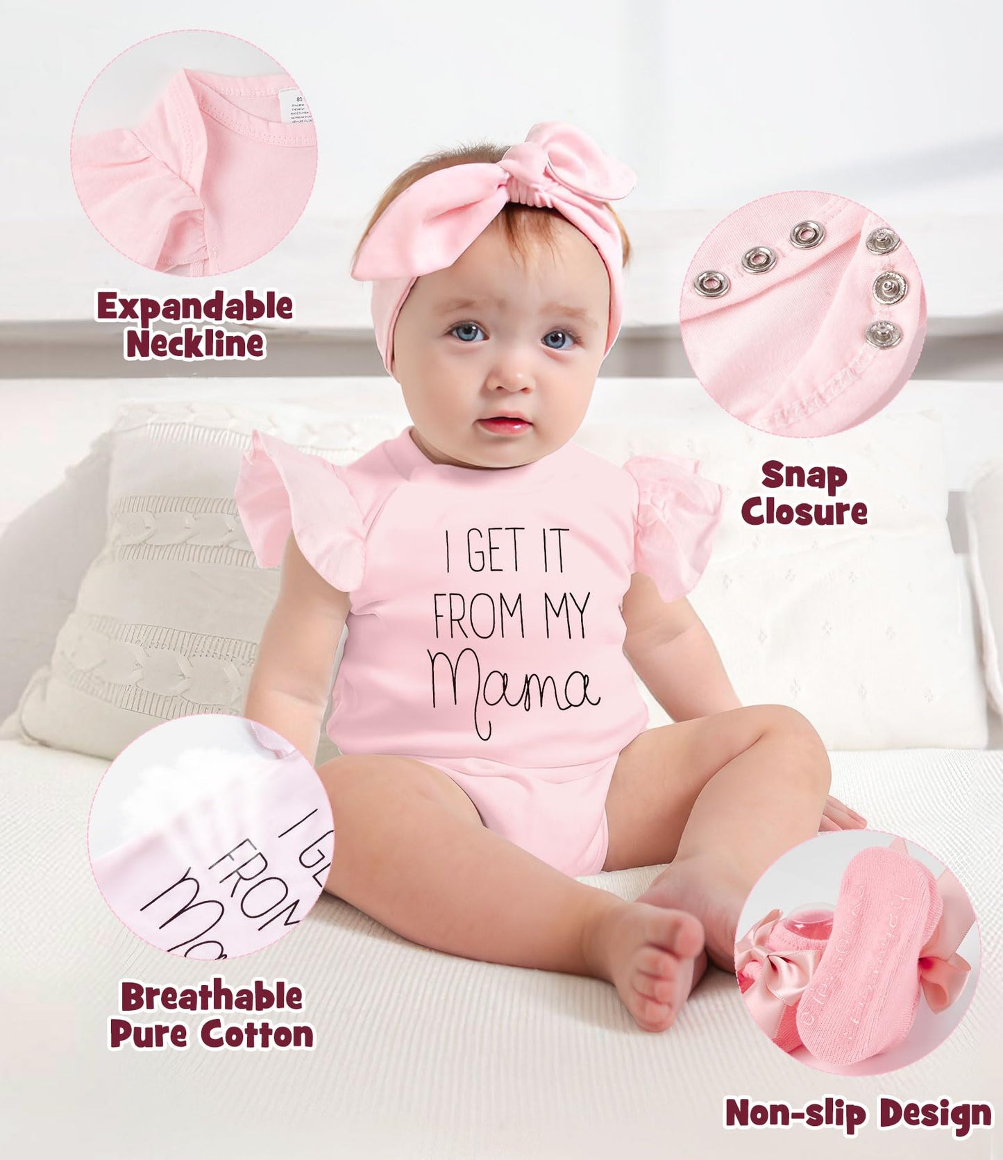 Golray Baby Shower Gifts for Girls, Baby Girl Gifts Baskets with Rattle, Blanket/Bodysuit Set, New Born Essential Stuff, Gender Reveal Ideas Infant New Born Baby Girls Gift Basket
