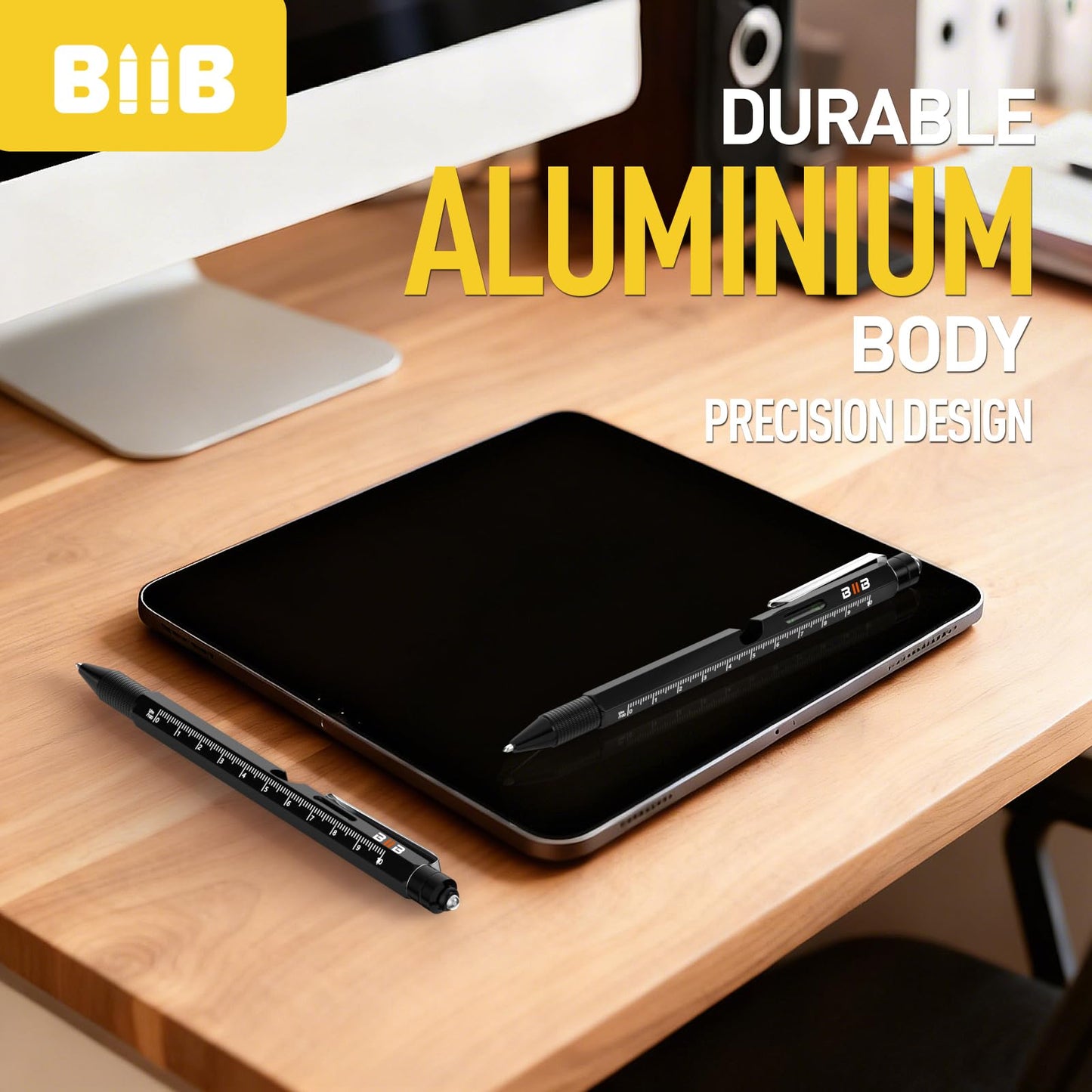 BIIB Fathers Day Gift for Men 9 in 1 Multitool Pen, Mens Gifts for Him Dad Husband, Dad Gifts from Daughter Son, Personalized Gifts Ideas, Birthday Gifts for Men, Tools Cool Gadgets