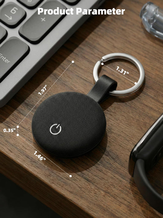 Xiauma Air Tracker Smart Tags iOS & Android-4 Packs, Bluetooth Key Finder Locator with Sound, IP65 Waterproof Tracking Device, Replaceable Battery Item Finder for Luggage, Keys, Wallets, Backpack