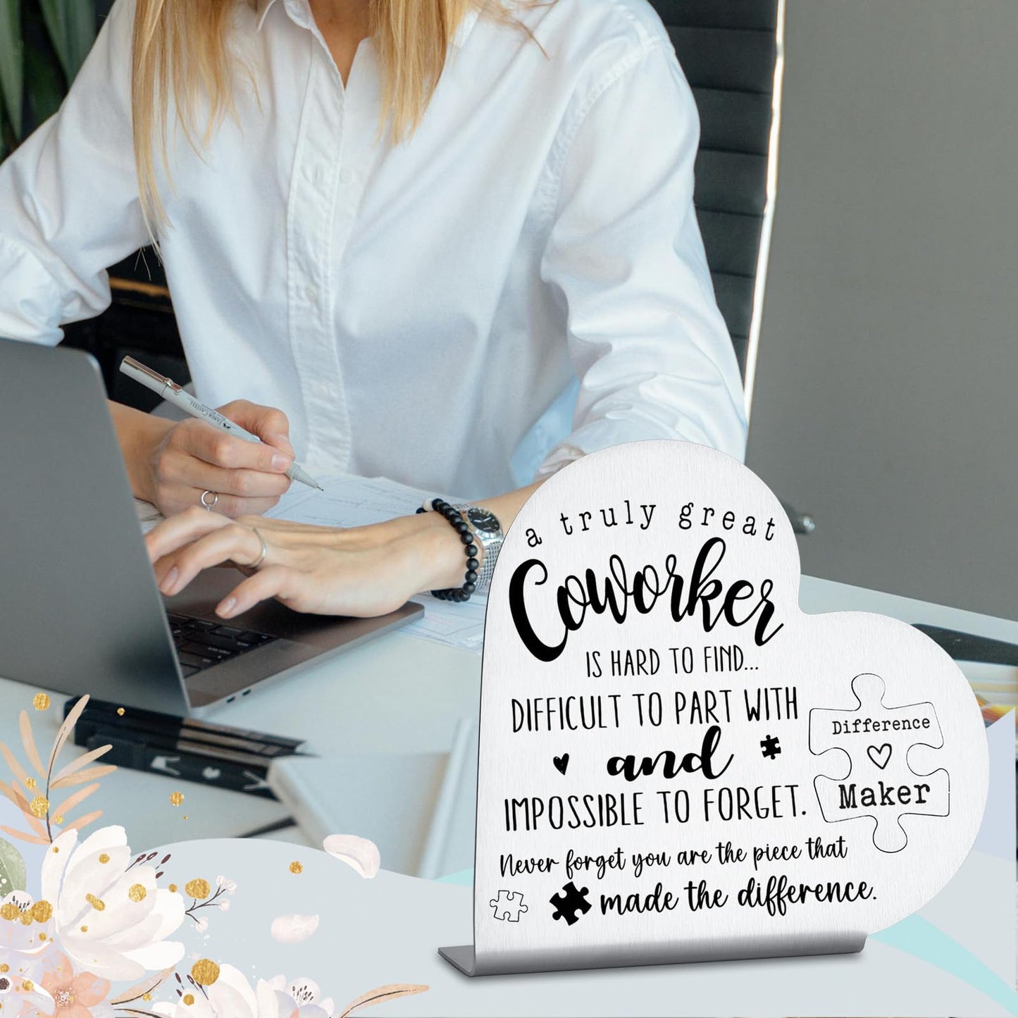 Coworkers Leaving Gifts, Farewell Going Away New Job Gifts Thank You Appreciation Gifts For Women, Coworker, Colleague, Decorative Signs Plaques GDW29