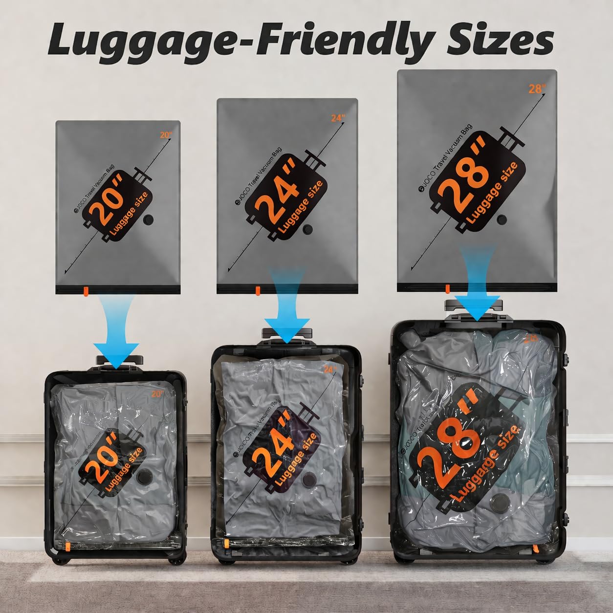 Travel Vacuum Bags with Cordless Electric Pump, 16 Combo Compression Packing Cubes for Clothing Clothes, Luggage Suitcase Organizer, Space Saver Vacation Cruise Travel Essentials