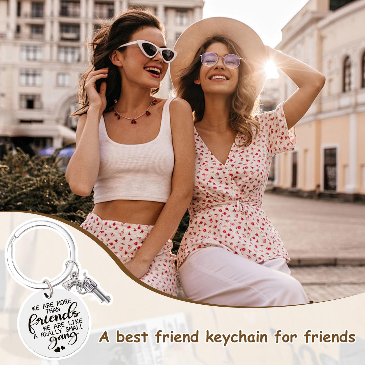 Haukea Best Friend Birthday Gifts for Women Bestfriend Gifts Ideas Friendship Gift for Female Bestie Bff Gift Friendship keychain