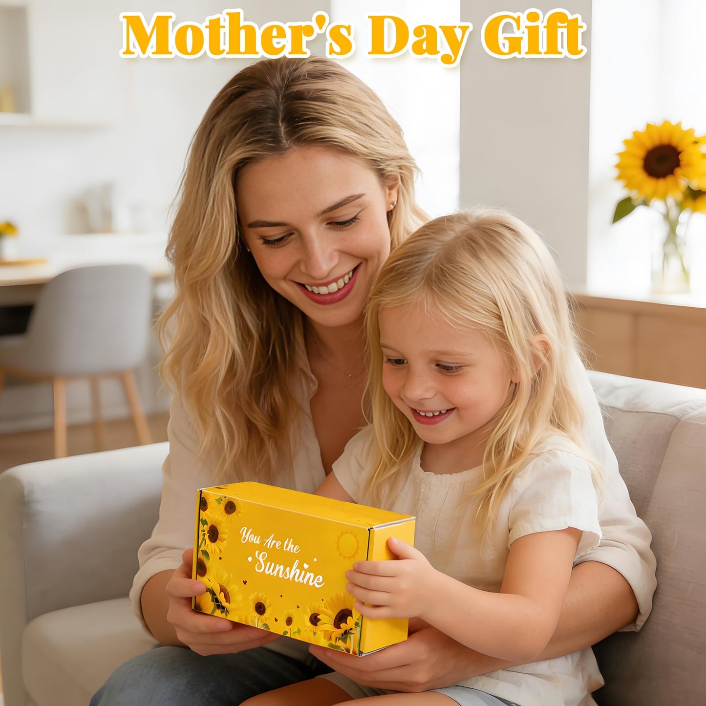 Birthday Gift Basket for Women: Mothers Day Gifts for Mom Teachers, Christian Sunflower Get Well Gifts, Thank You Package Appreciation for Nurse Employees Boss Coworkers Grandma Daughter Her Friends
