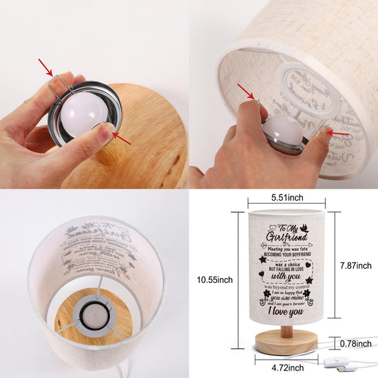 WSYEAR Romantic Gifts for Girlfriend Mothers Day Gifts, Night Light Lamp, Girlfriends Birthday Gifts for Her from Boyfriends