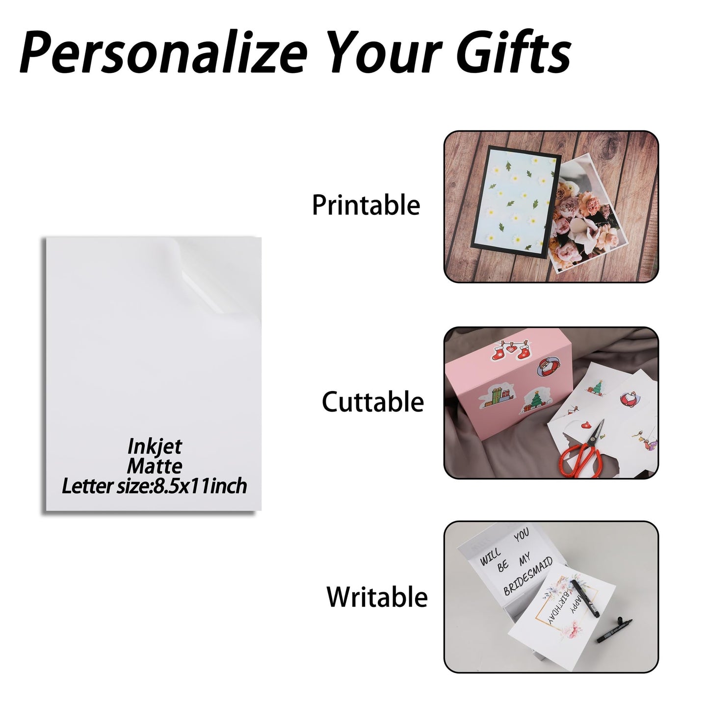 MUMUPACK Rose Gold Gift Box,19x16x6 Large Gift Boxes With Lids For Presents Includes Ribbon And Diy Printable Sticker Paper,Bridesmaid Proposal Box,Magnetic Gift Box For Birthday,Wedding,Graduation