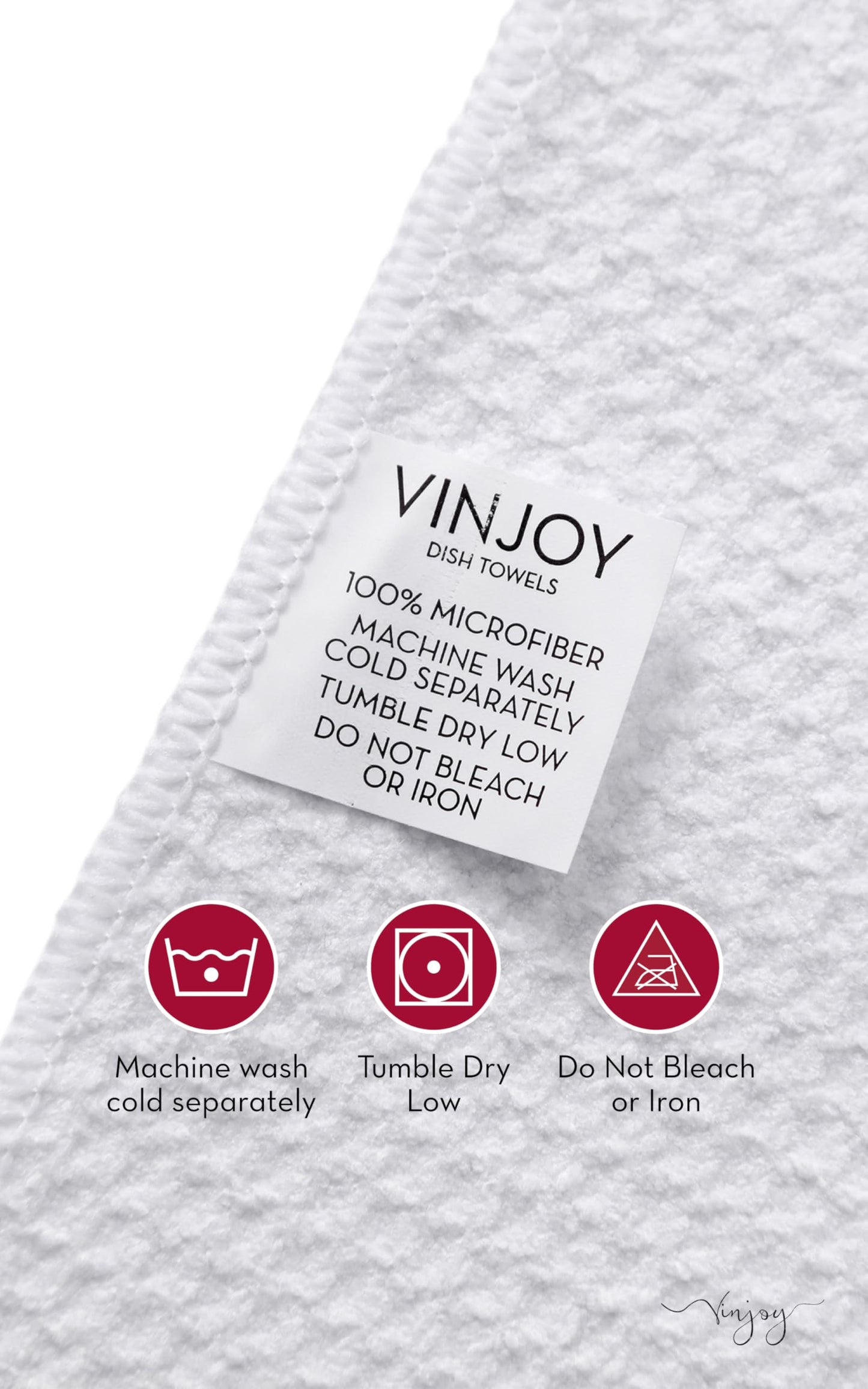 Vinjoy Funny Cat Puns Kitchen Dish Towels Set of 4 – Microfiber Waffle Tea Towels – Housewarming Gifts, Cat Lady Kitchen Gifts, Decorative and Functional Funny Towels for Home, Wedding, Secret Santa