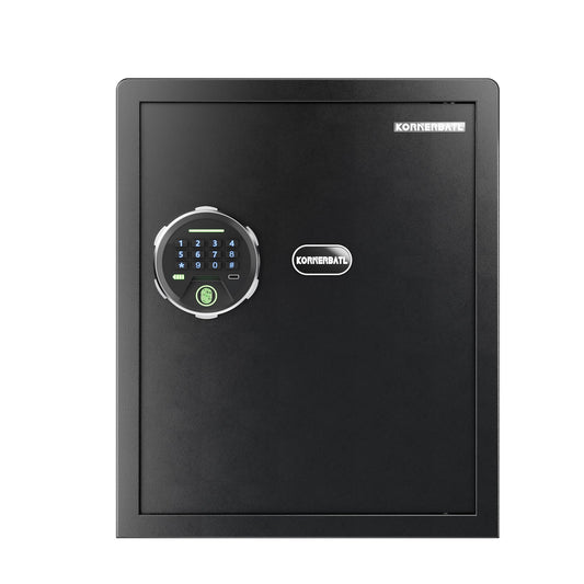 KornerBatl Smart Fingerprint Gun Safe with Biometric Lock, Quick Access Multiple Handgun Storage Rack Valentines Day Gifts for Men Women (12.99"D x 13.78"W x 16.54"H)