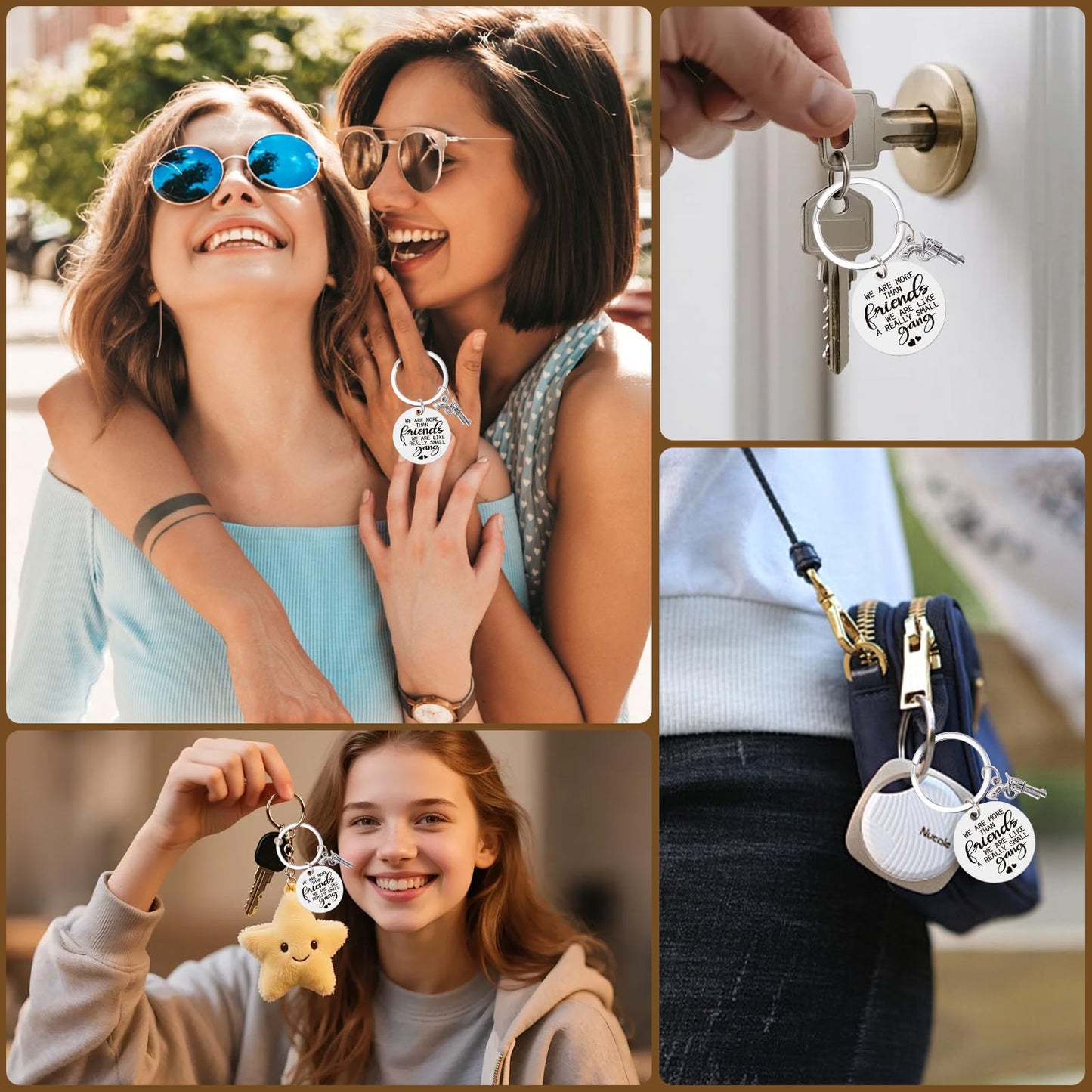 Haukea Best Friend Birthday Gifts for Women Bestfriend Gifts Ideas Friendship Gift for Female Bestie Bff Gift Friendship keychain