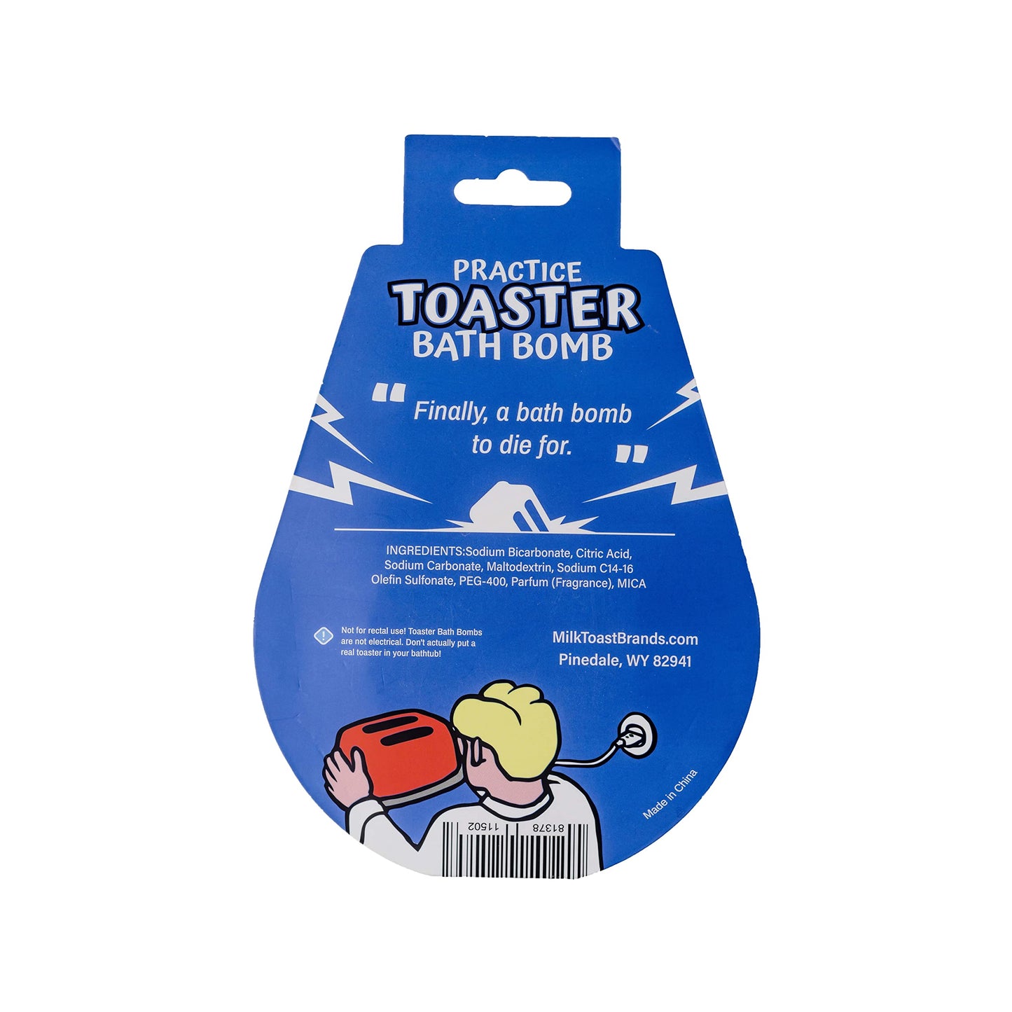 Toaster Bath Bomb – Funny Gag Gift for Adults, Hilarious Office Prank, White Elephant, Secret Santa, Stocking Stuffer for Men, Women, Teens, and Coworkers