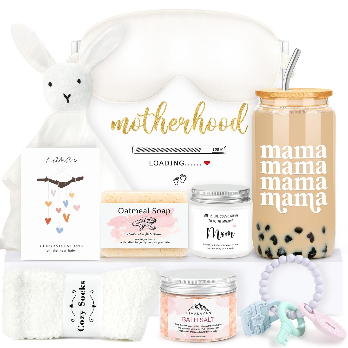 New Mom Care Package After Baby New Mom Gift Basket New Mom Gifts for Women After Birth Postpartum Gifts for Mom Baby Shower Gifts for Mom Cool Gifts for New Mom First Time Mom Gifts New Mom Gift Set