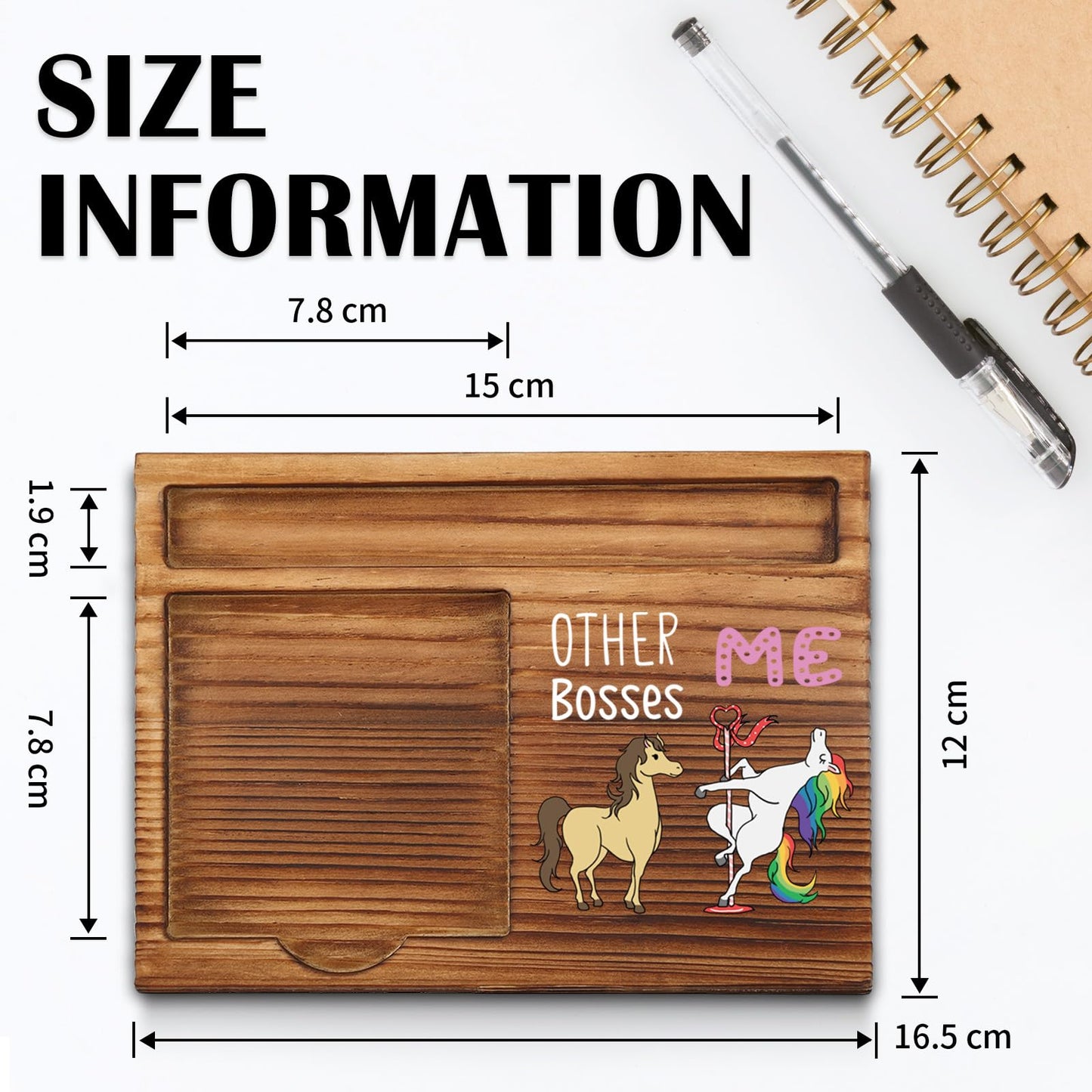 Funny Boss Gifts, Fun, Gag, Humor, Thank You Appreciation Gifts for Boss Office Desk Supplies Accessories Sticky Self-Stick Note Pad Holders WPP59